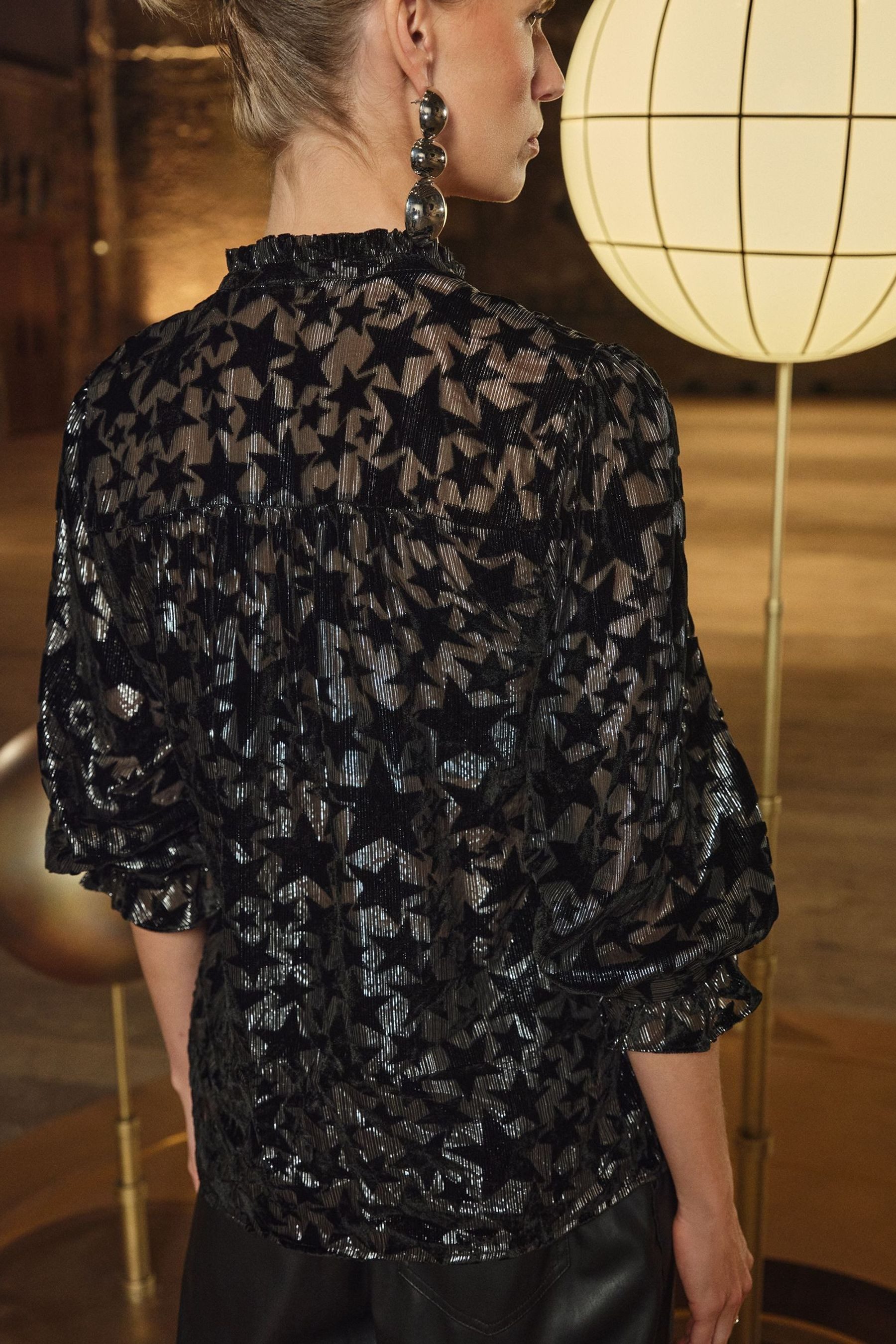 Love & Roses Langarmbluse Love & Roses Bluse mit Wellensaum, Regular (1-tlg günstig online kaufen