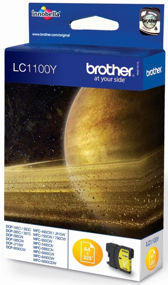 Tintenpatrone Brother LC1100Y gelb Nachfülltinte