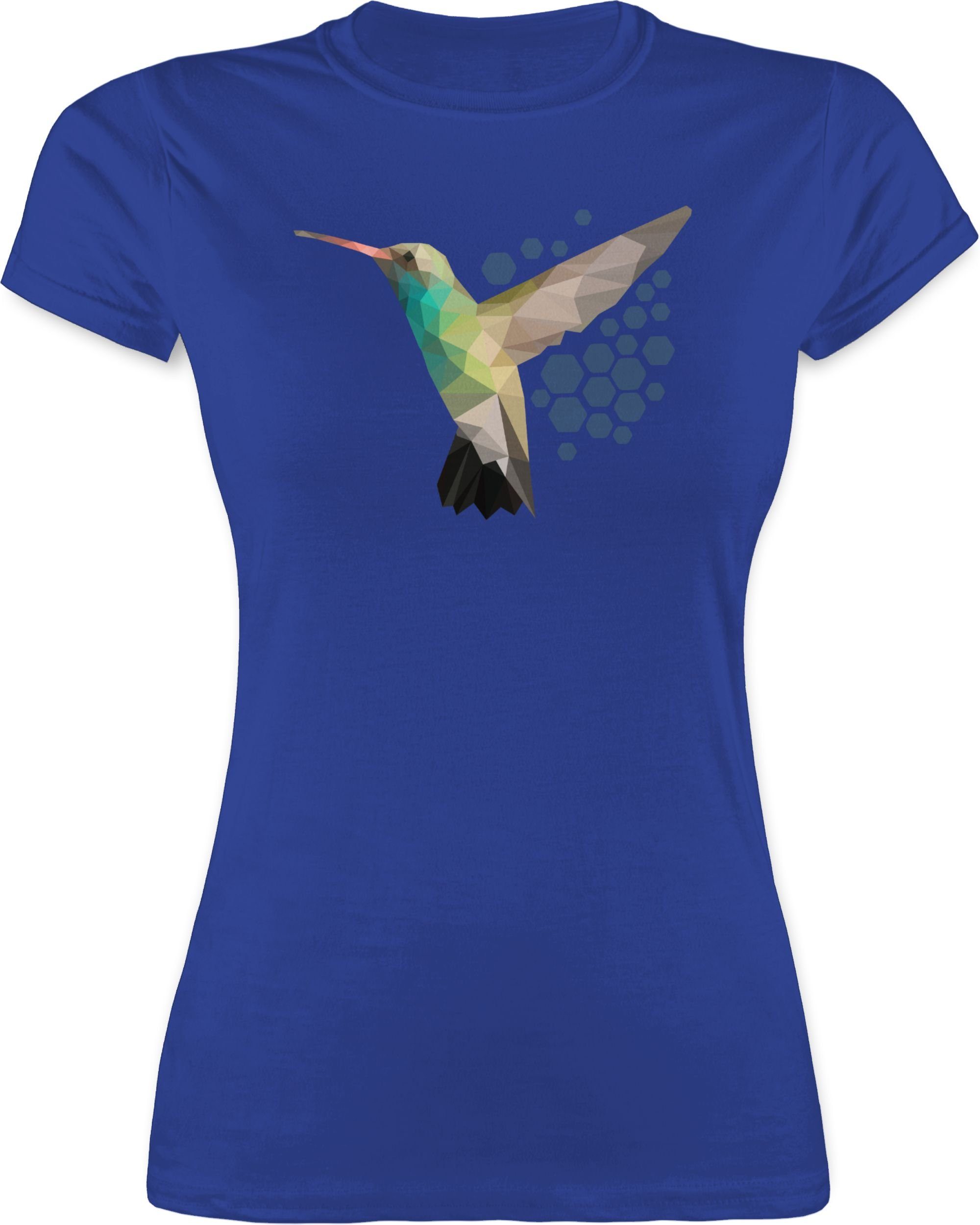 Damen Shirts Shirtracer T-Shirt Colibri - Vogel Zubehör - Damen Premium T-Shirt (1-tlg) Vögel Deko