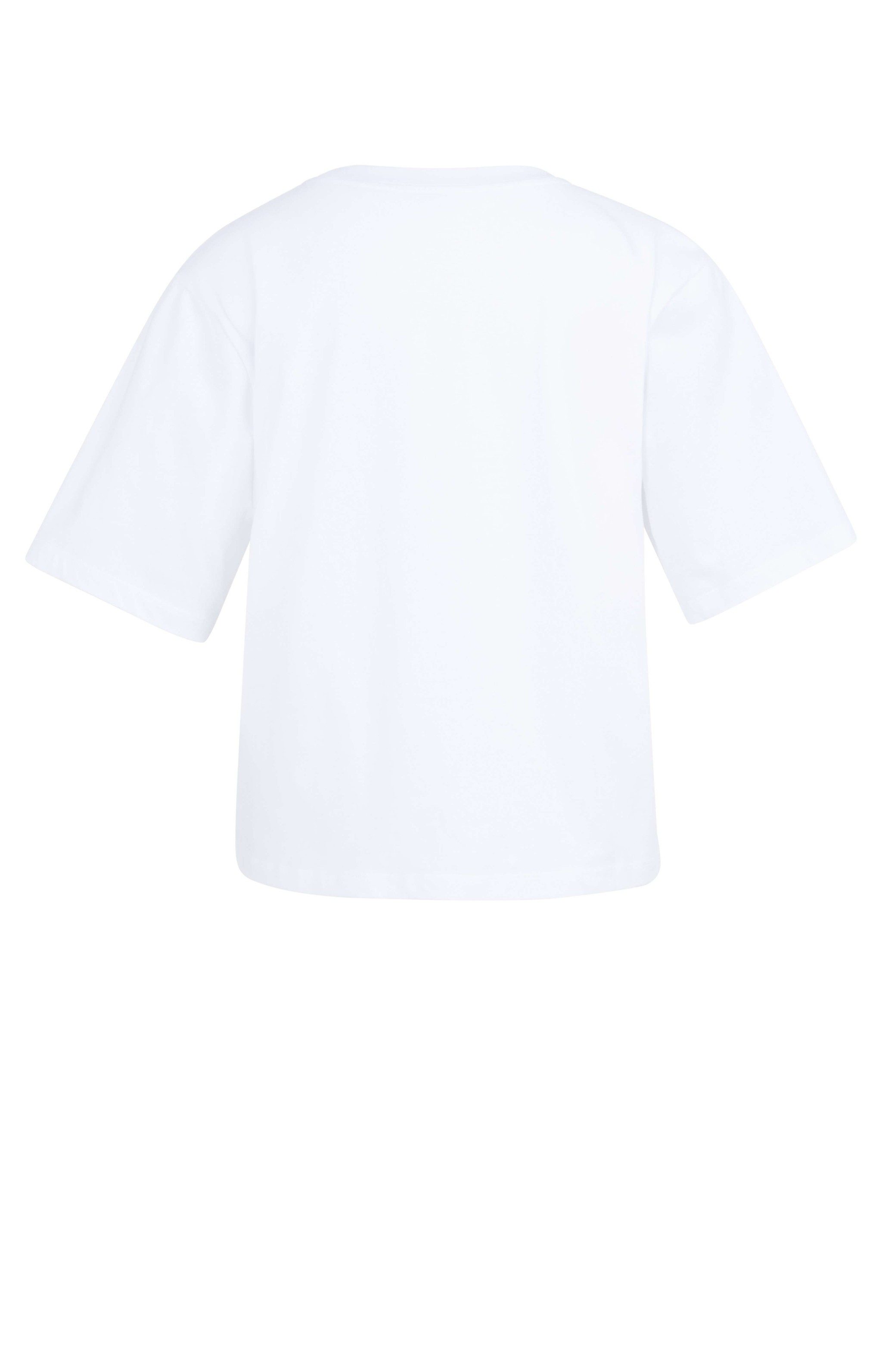 YAYA Kurzarmshirt T-Shirt mit Beflockung