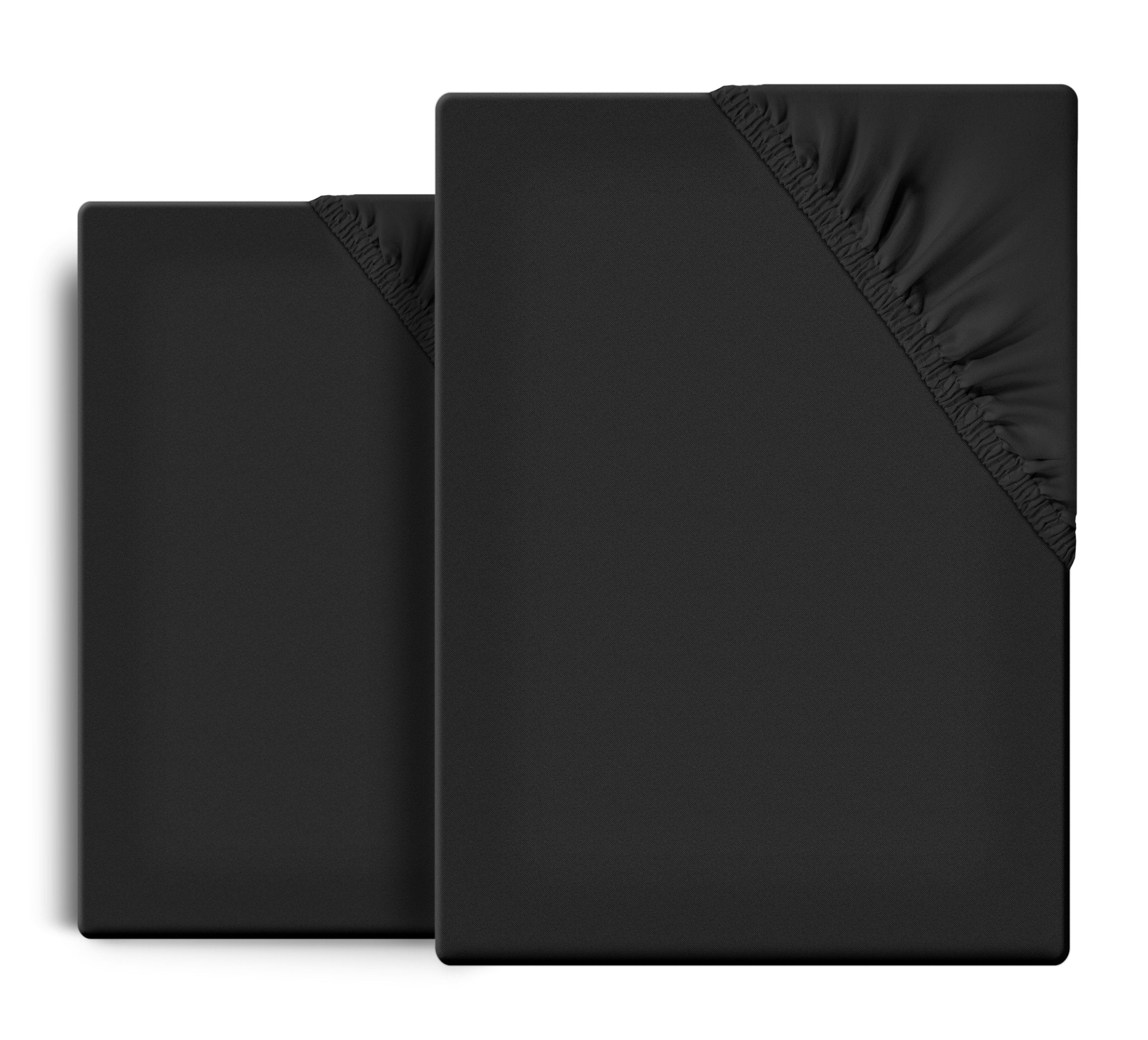Beautex Spannbettlaken 2er Set Spannbetttuch Bettlaken günstig online kaufen