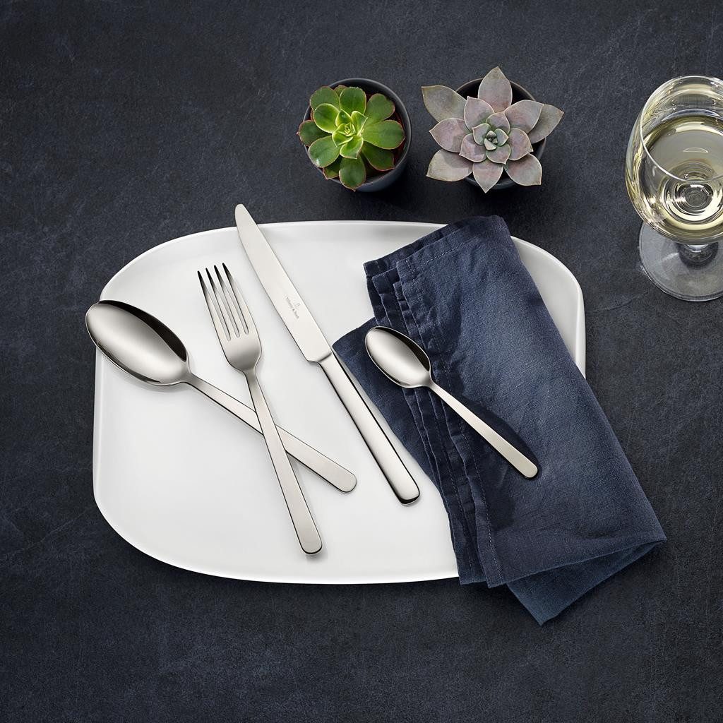 Villeroy & Boch Besteck-Set Louis Tafelbesteck 144er Set (144-tlg), Edelstahl, Spülmaschinenfest