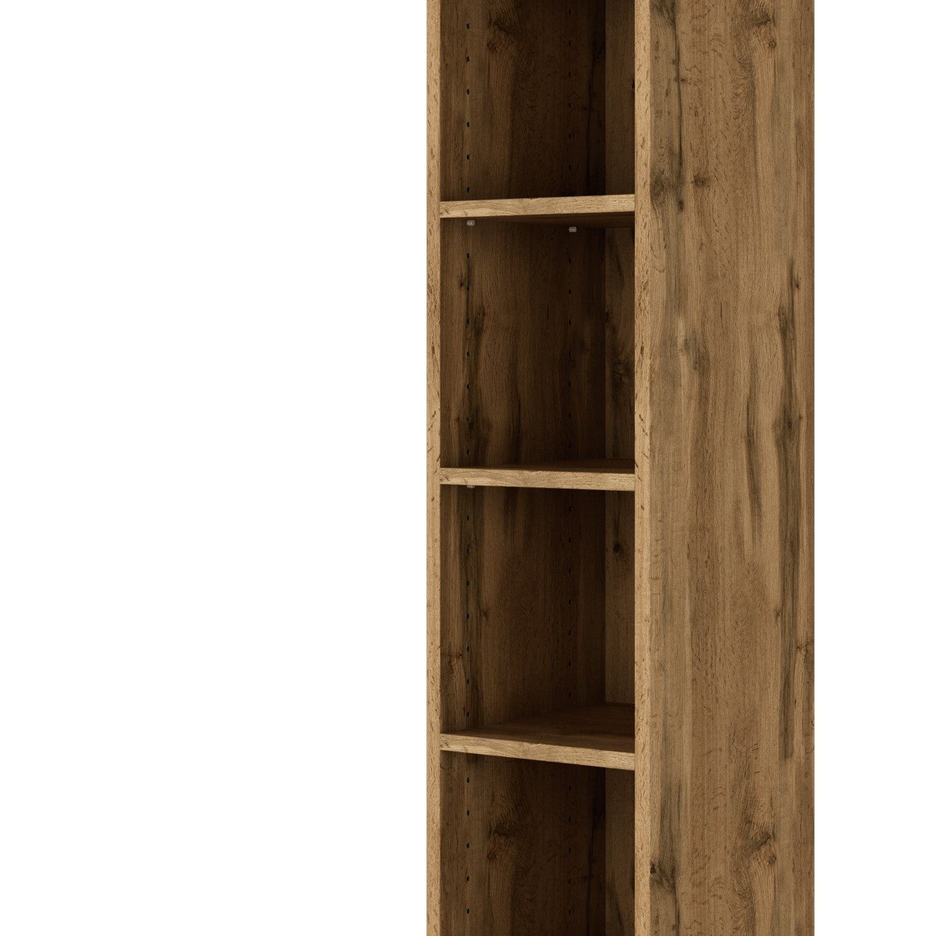 Basera® Regal Emina 25 cm breit, Wotaneiche, Badezimmermöbel