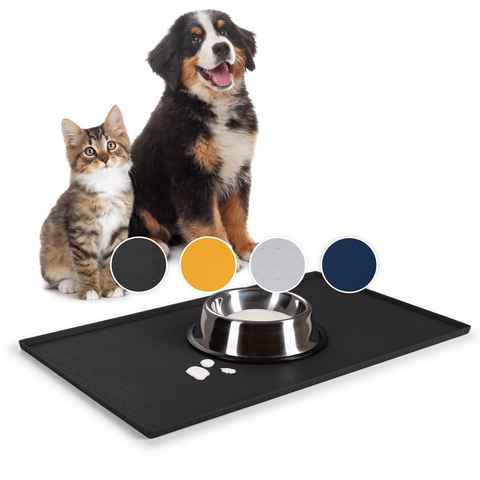 Everanimals Napfunterlage Rutschfeste für Hund und Katzen - Silikonmatte, in verschiedenen Größen verfügbar