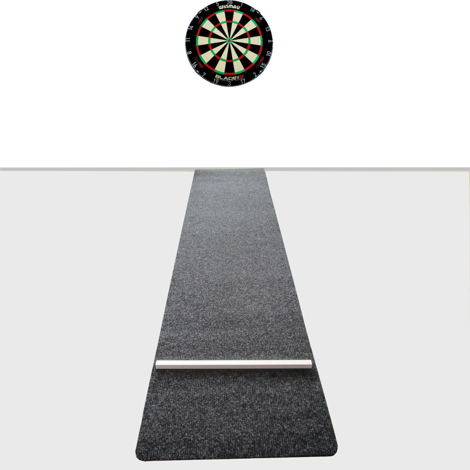 DSX Dartscheibe »Dartboard Winmau Blade 6 Triple Core Carbon + Dartteppich  Matte Abwurflinie Oche« online kaufen | OTTO