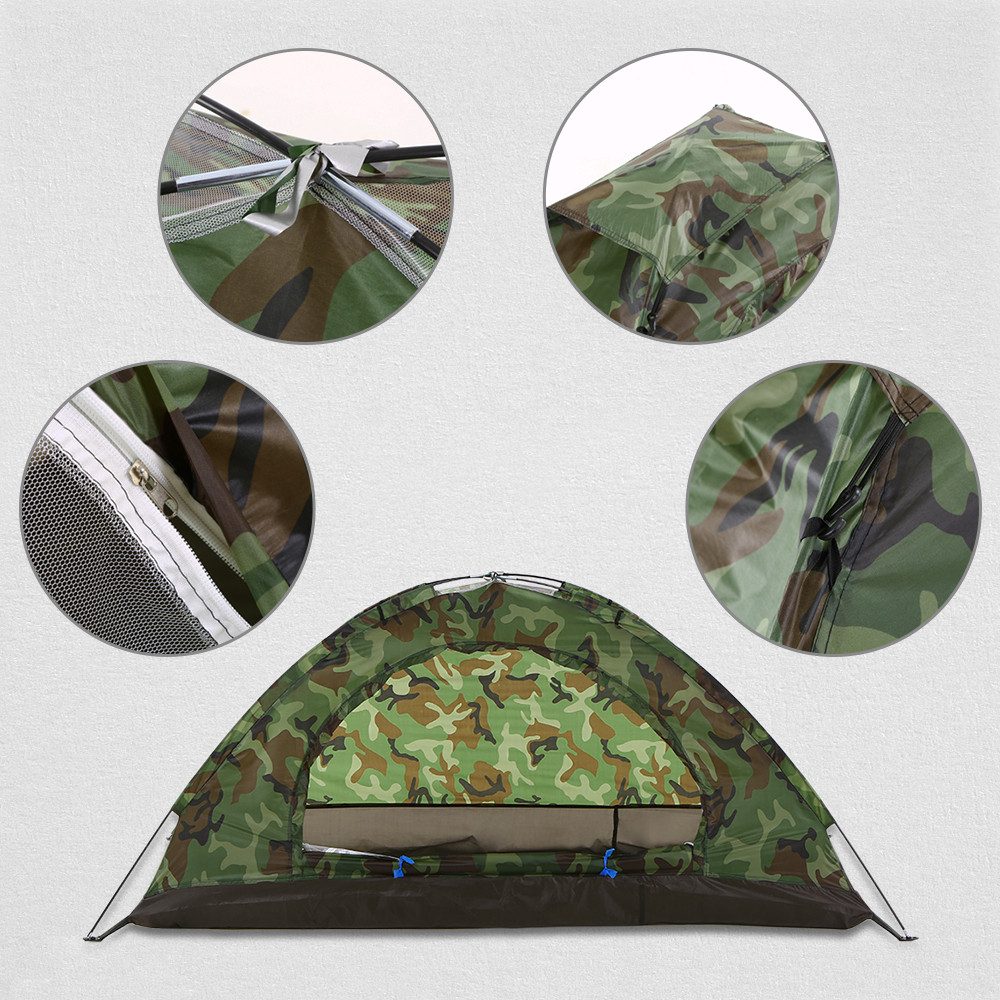 GARRYFIZH Kuppelzelt Campingzelt 1 Person, Ultraleichtes Kuppelzelt Tarnfar günstig online kaufen
