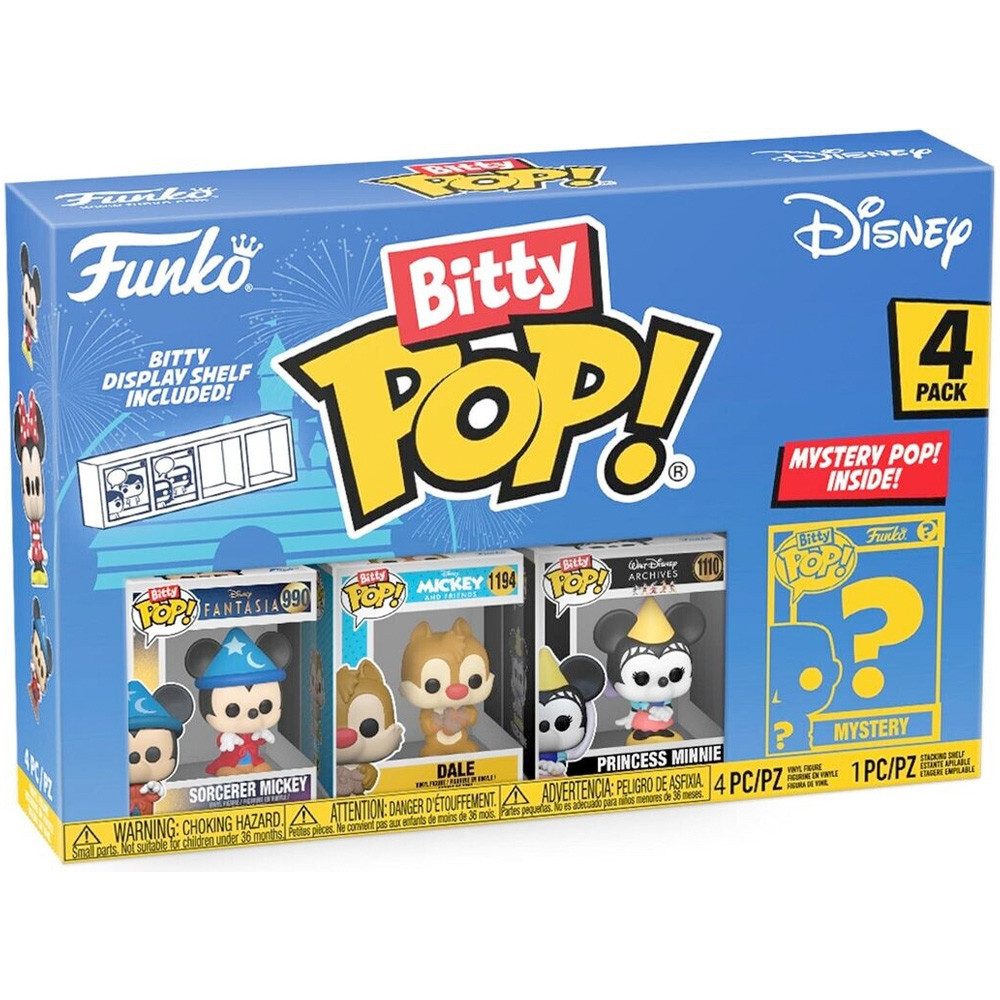 Disney Actionfigur Funko Bitty POP! Disney 4er Pack, 3 cm