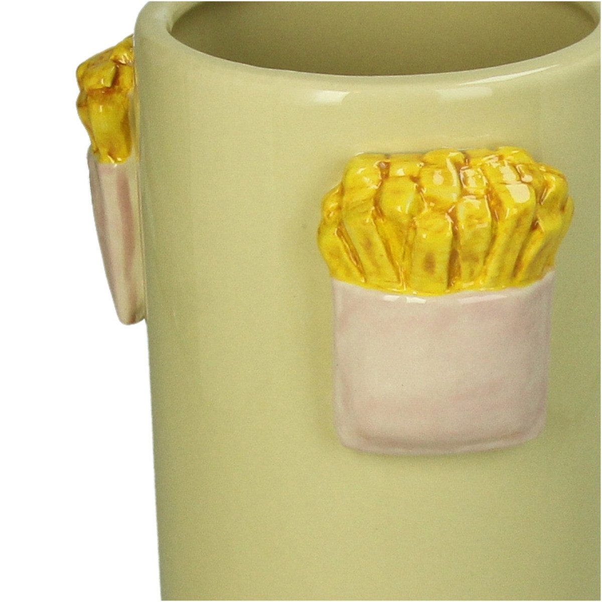 Kersten BV Dekovase Zylinder Pommes aus Stoneware (1 St), 22.3x12.5x13.5cm günstig online kaufen