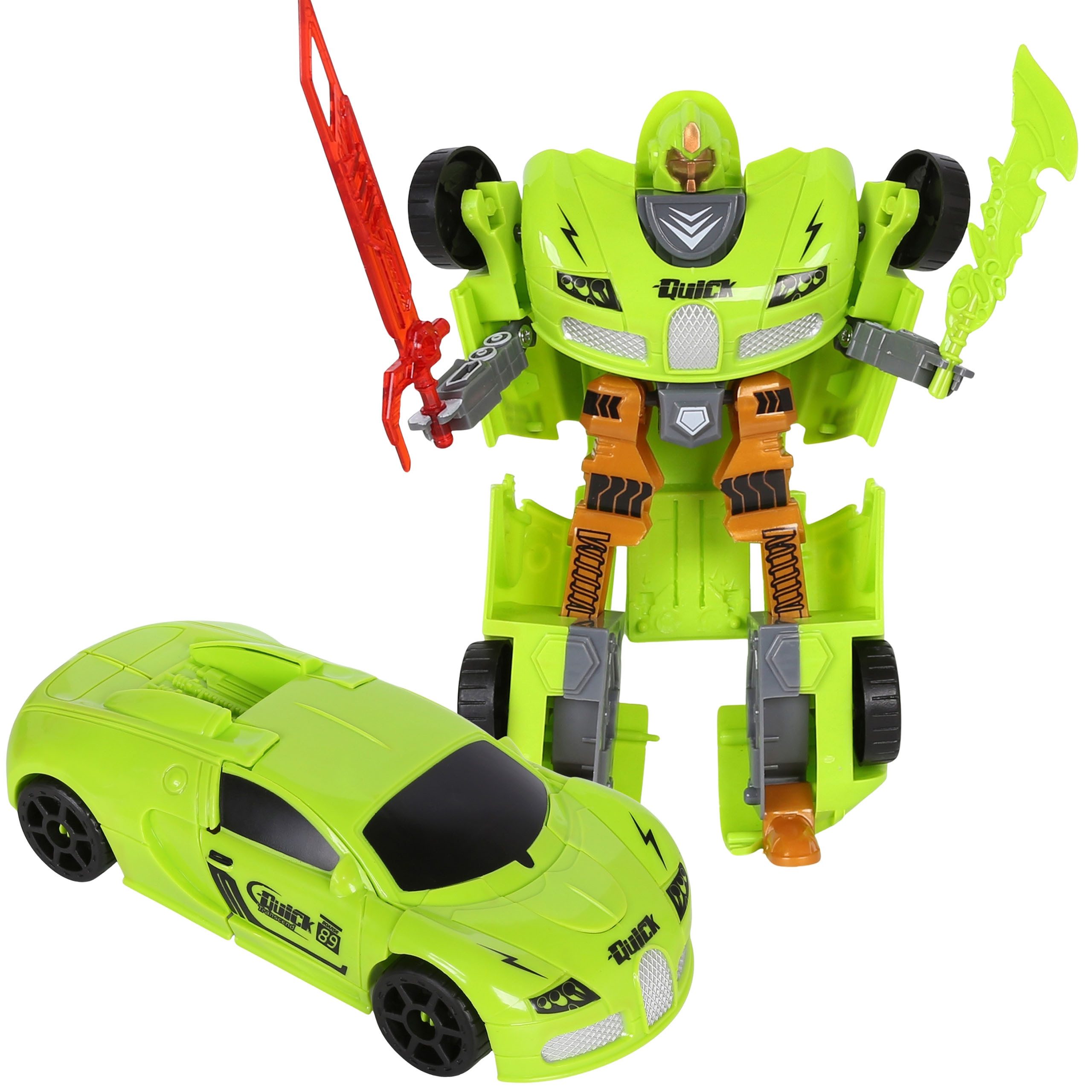 Sarcia.eu Spielzeug-Auto Roboter Auto 2in1, grünes günstig online kaufen