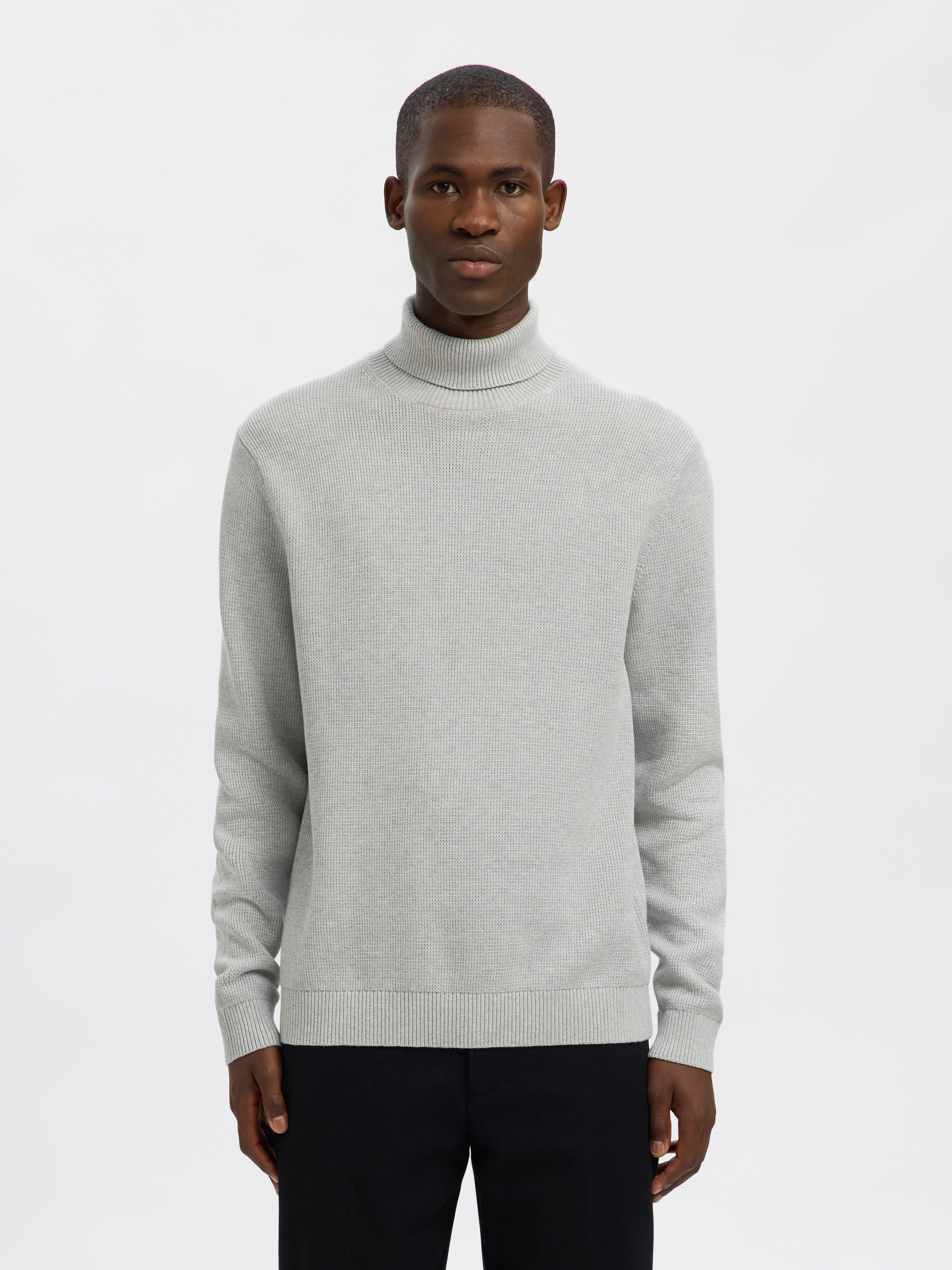 Selected Rollkragenpullover SLHDANE LS KNIT STRUCTURE ROLL NECK NOOS