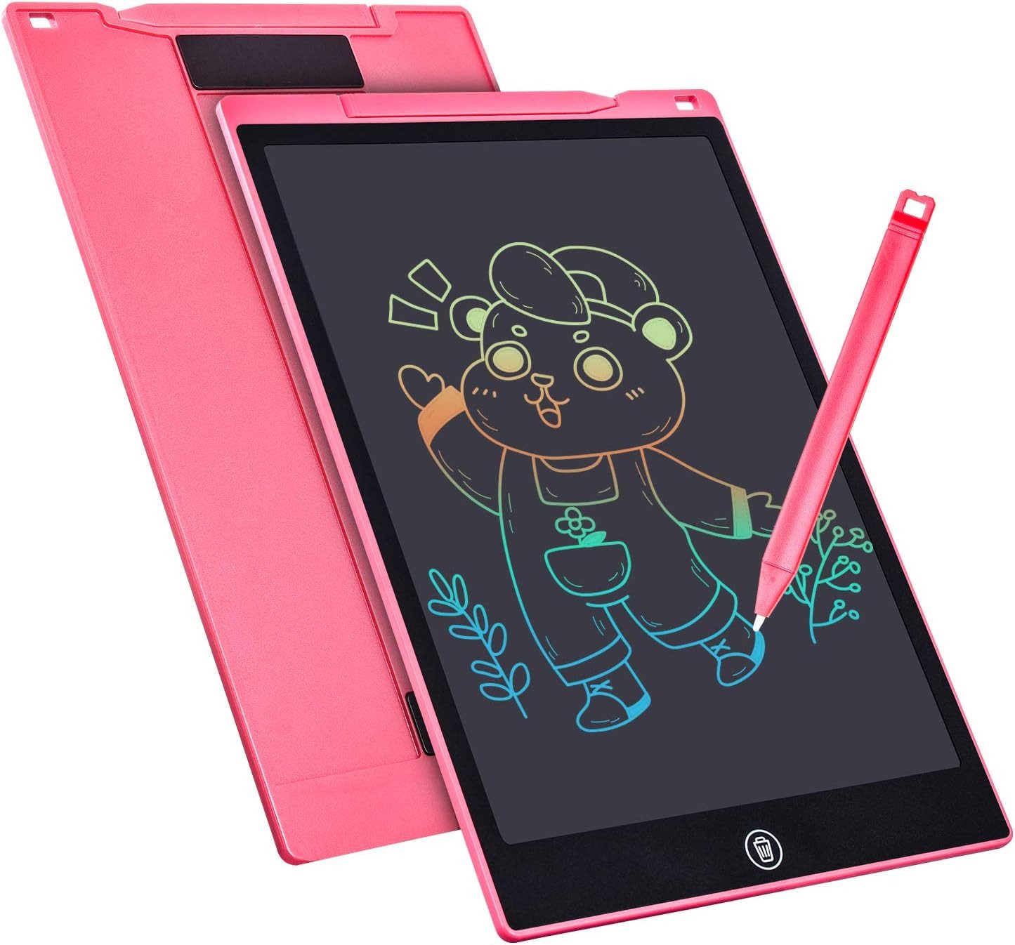 FELIXLEO Steckpuzzle 12 Zoll LCD Schreibtafel Kinder Zeichen Tablet Digital Drawing Pad, Puzzleteile