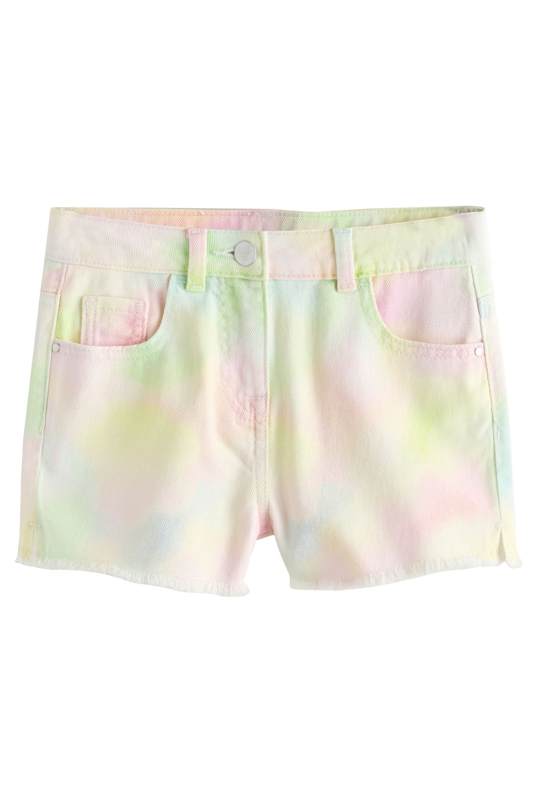 Next Jeansshorts Denim-Shorts mit ausgefranstem Saum, Regular (1-tlg)