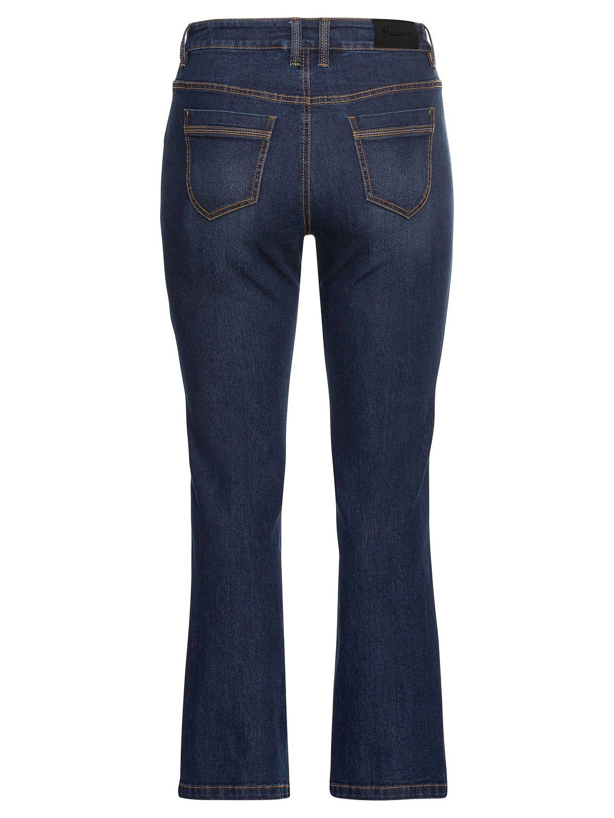 Sheego Bootcut-Jeans Große Größen mit verstellbarem Bund