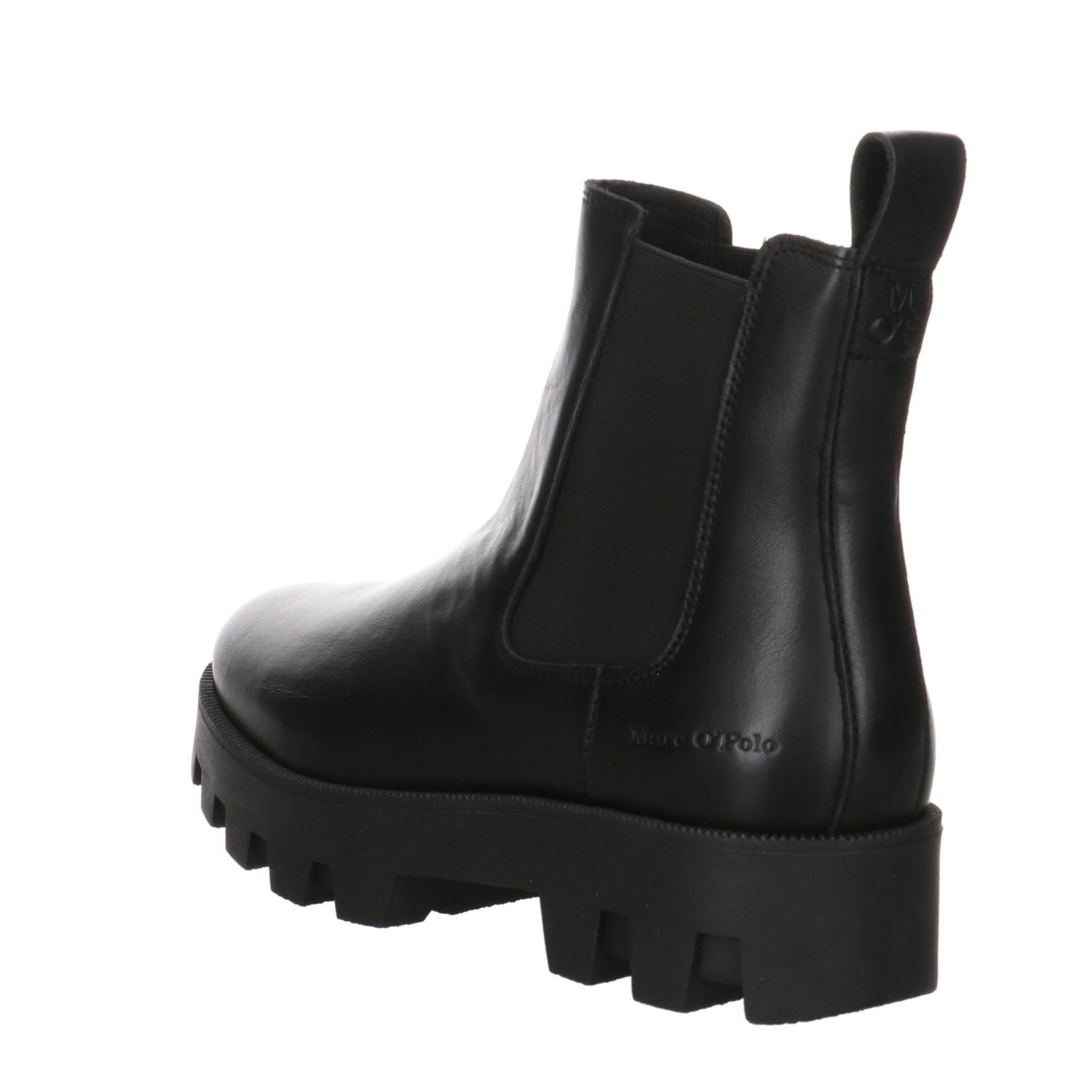 Schuhe Chelsea-Boots Leder-/Textilkombination Stiefeletten Damen O'Polo Marc Stiefelette