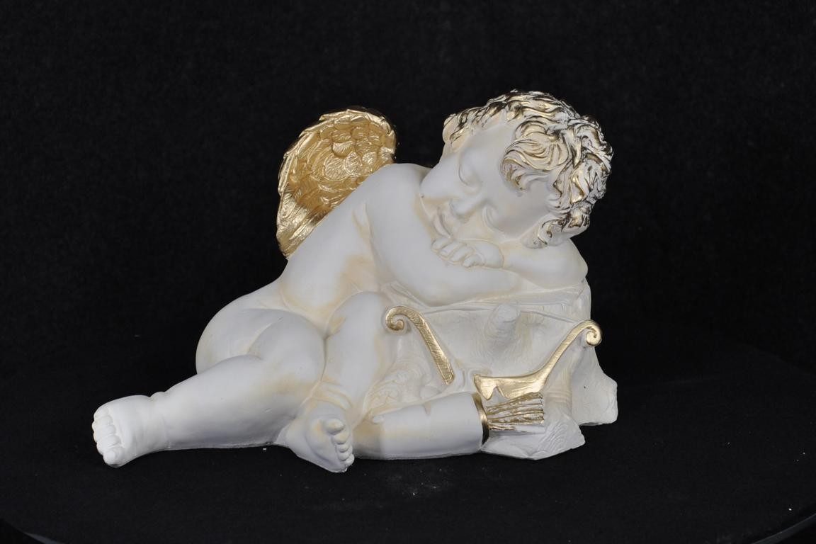 JVmoebel Engelfigur Engel Amor Figur aus hochwertigem Polyresin in elegantem Design, Made in Europa