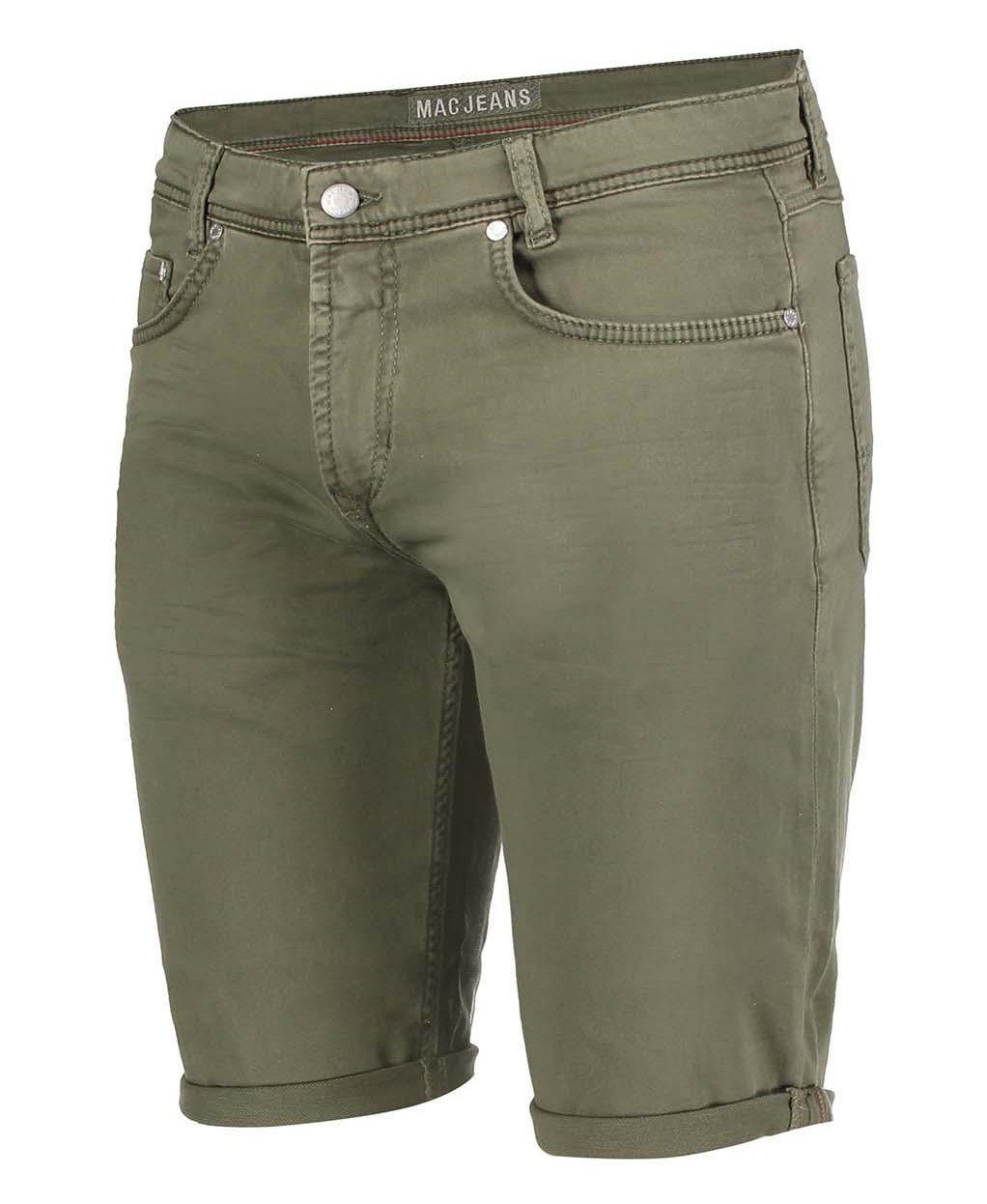 0562-00-0994L-H065 MAC olive MAC 5-Pocket-Jeans BERMUDA JOG´N