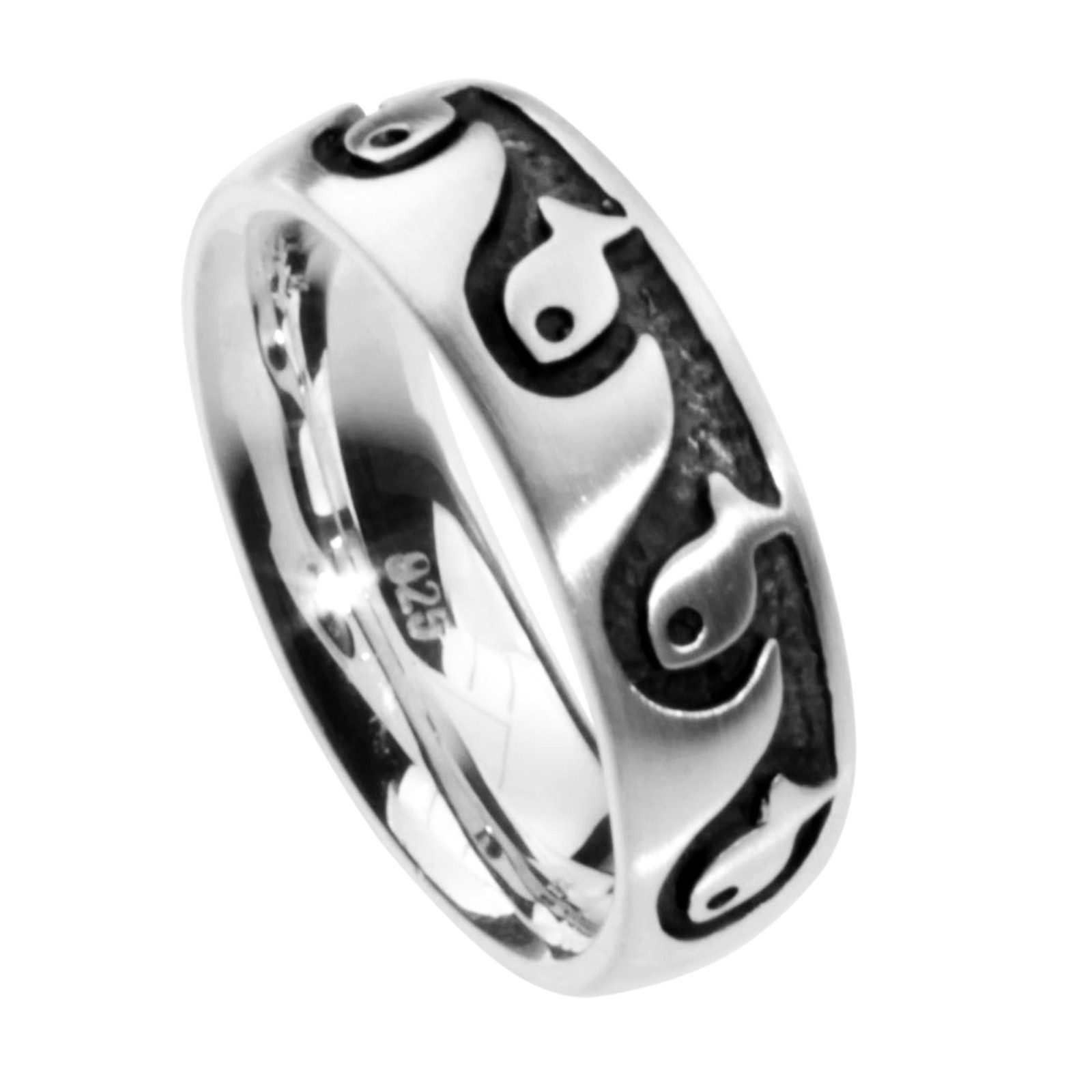 Fingerring Ostsee-Schmuck Ring Fisch Ring Fisch