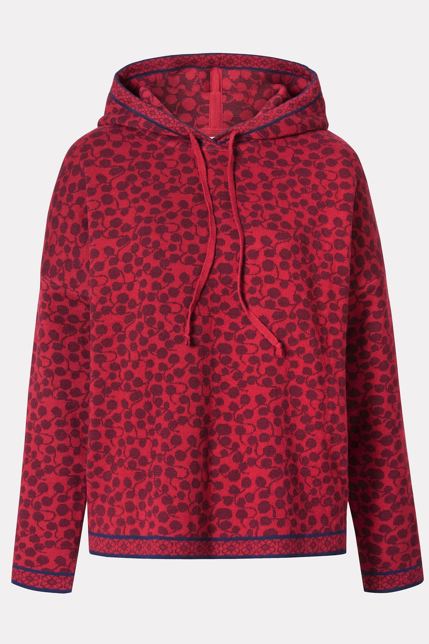 Himalaya Clothing Kapuzenpullover Damen mit stilvollem Tropfenmuster - Kapu günstig online kaufen