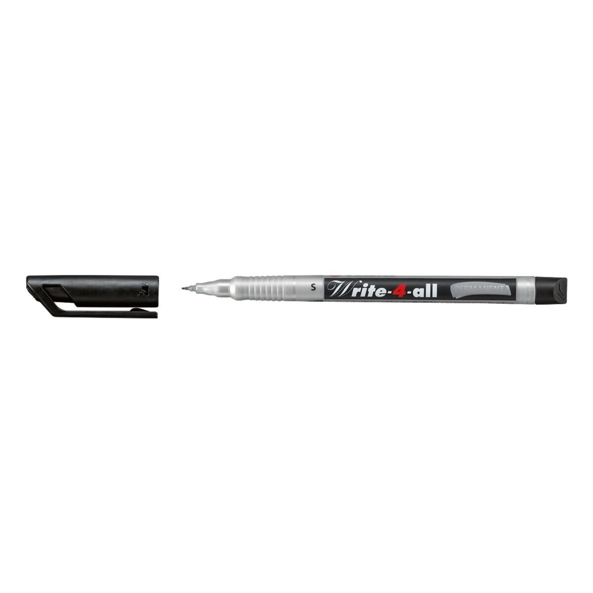 STABILO Permanentmarker Write-4-all, (1-tlg), robust und widerstandsfähig
