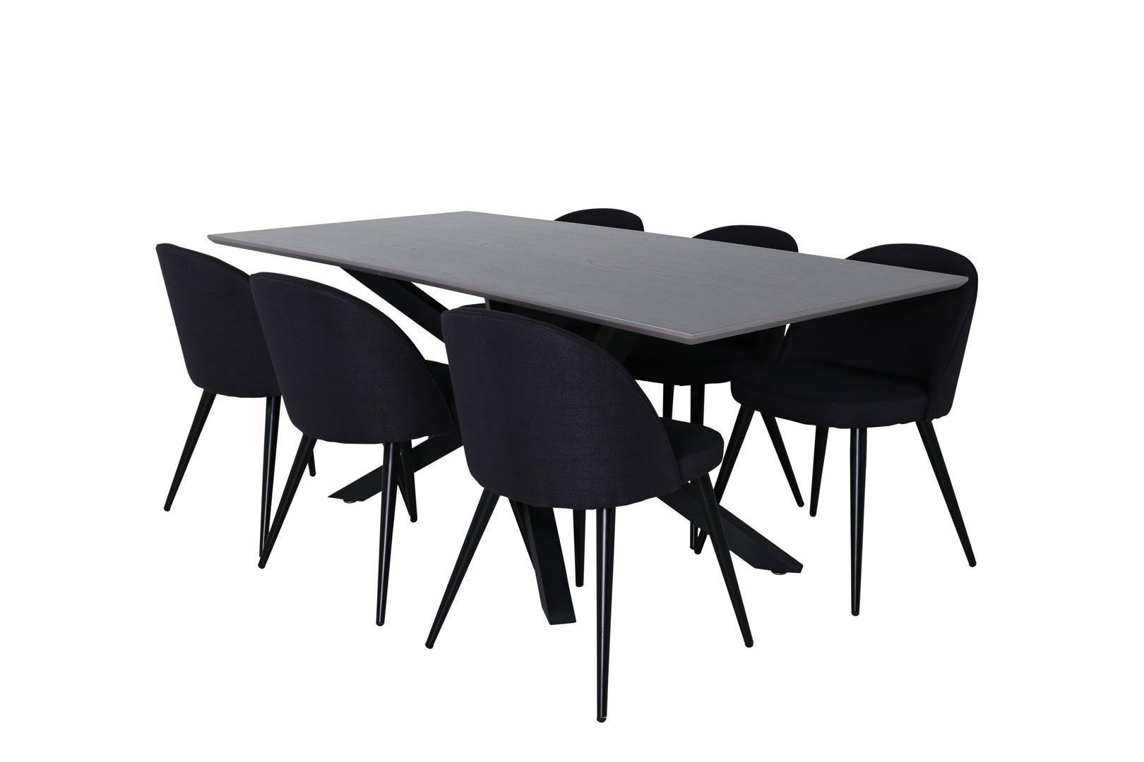ebuy24 Essgruppe PiazzaGRBL Essgruppe Esstisch grau günstig online kaufen