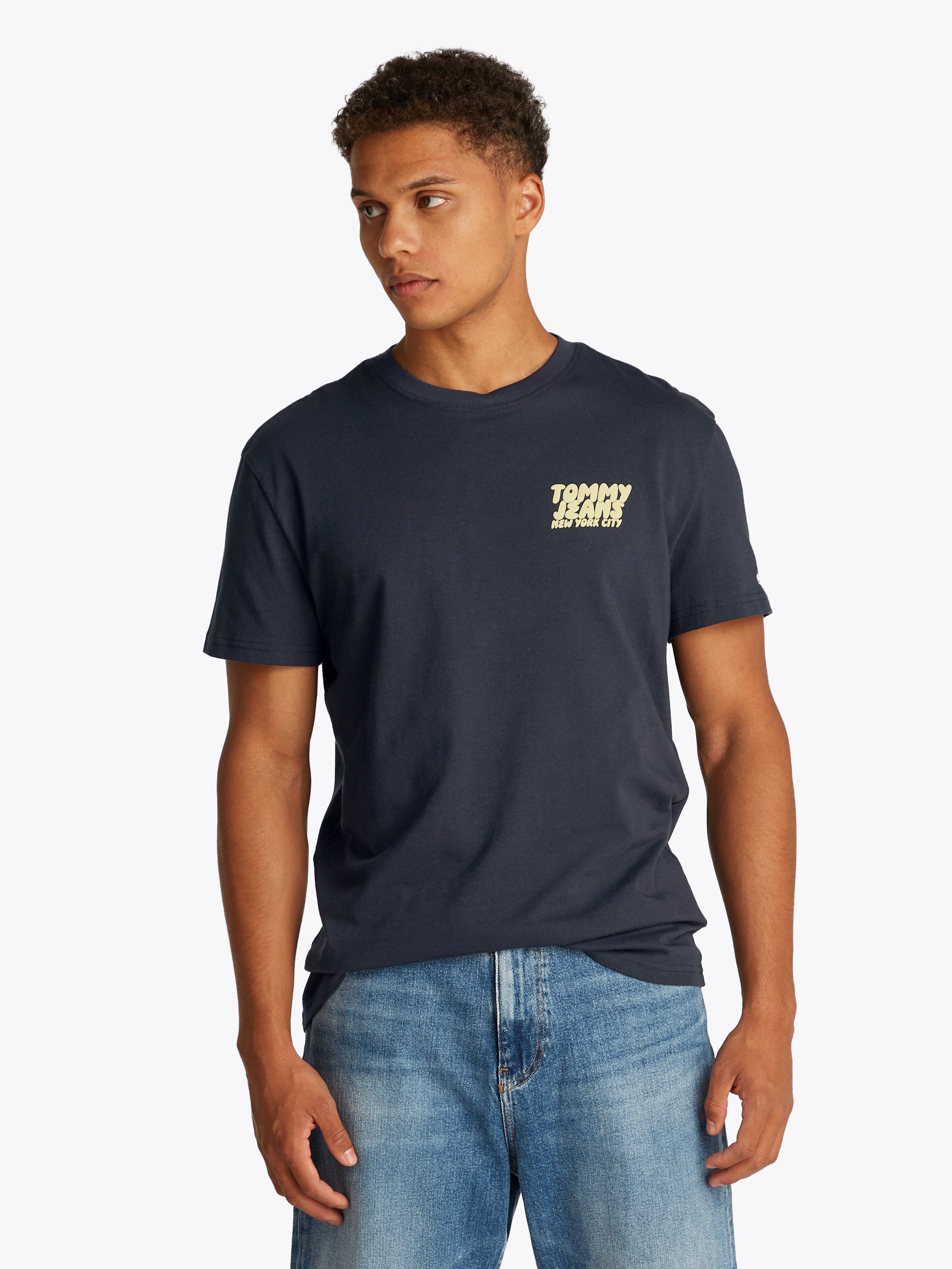 Tommy Jeans Kurzarmshirt TJM REG BUBBLE günstig online kaufen