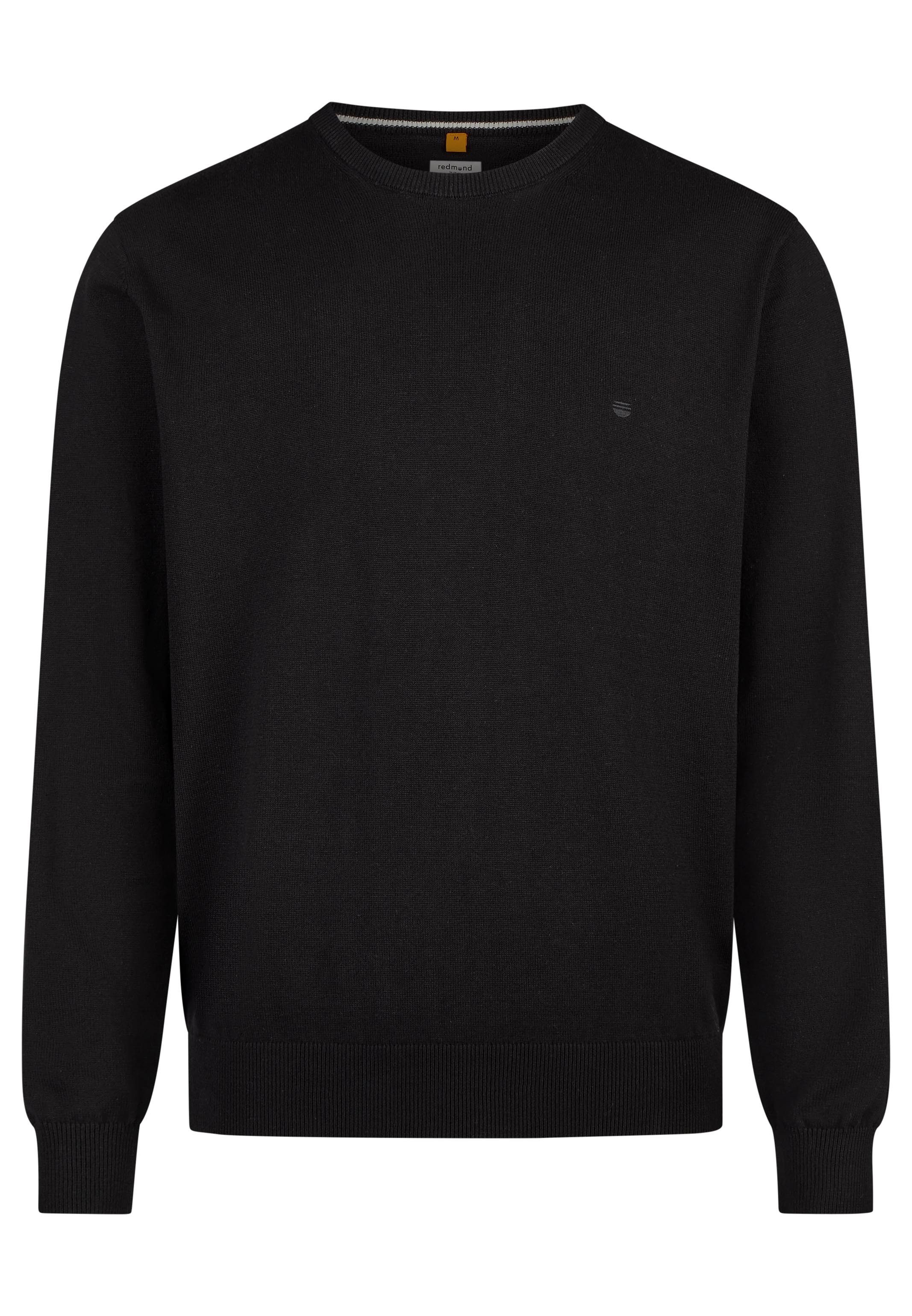 Redmond Rundhalspullover Basic (1-tlg) Pullover - Baumwolle - Atmungsaktiv günstig online kaufen