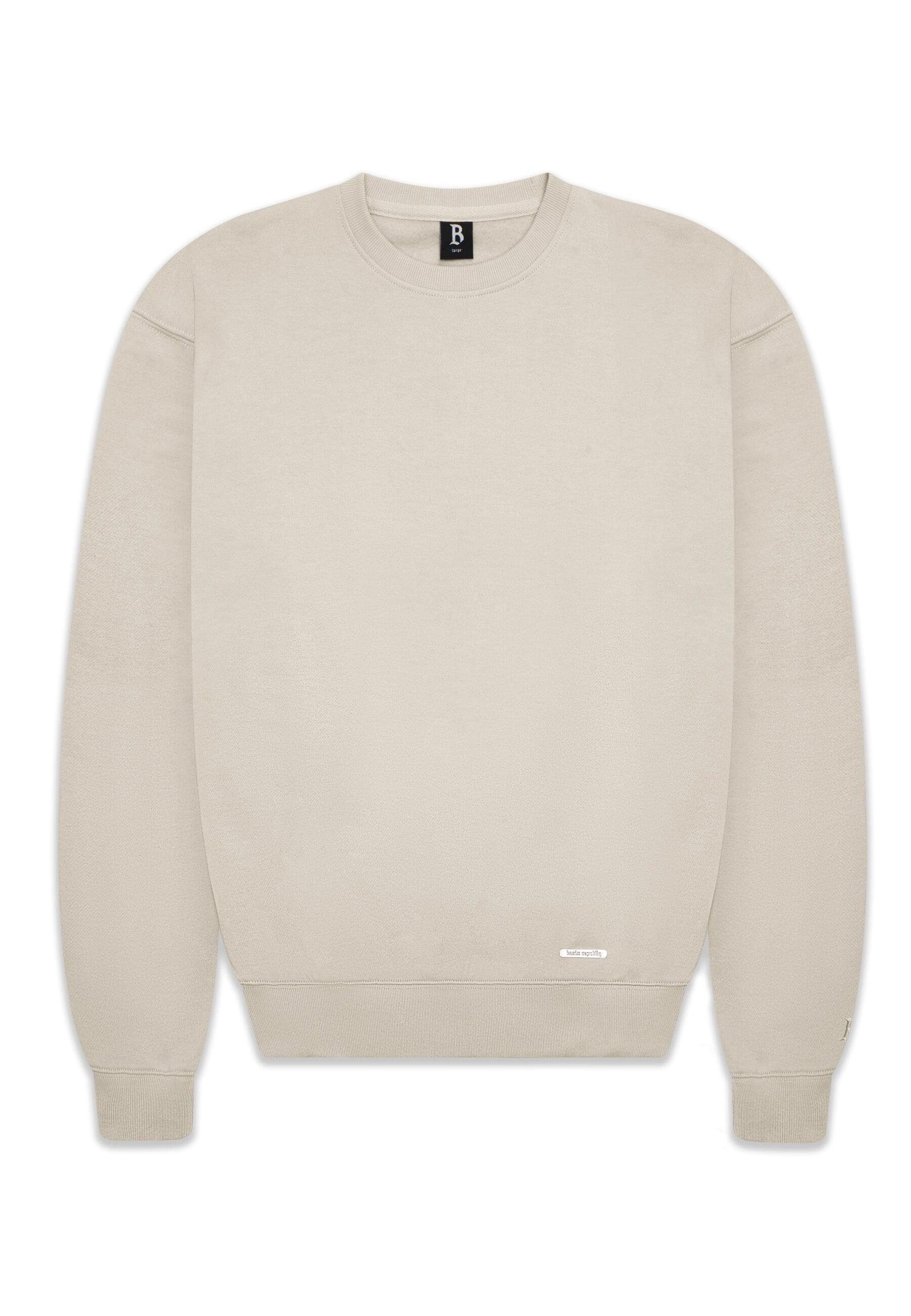 Dropsize Rundhalspullover Herren Super Heavy Blank Sweater (1-tlg)