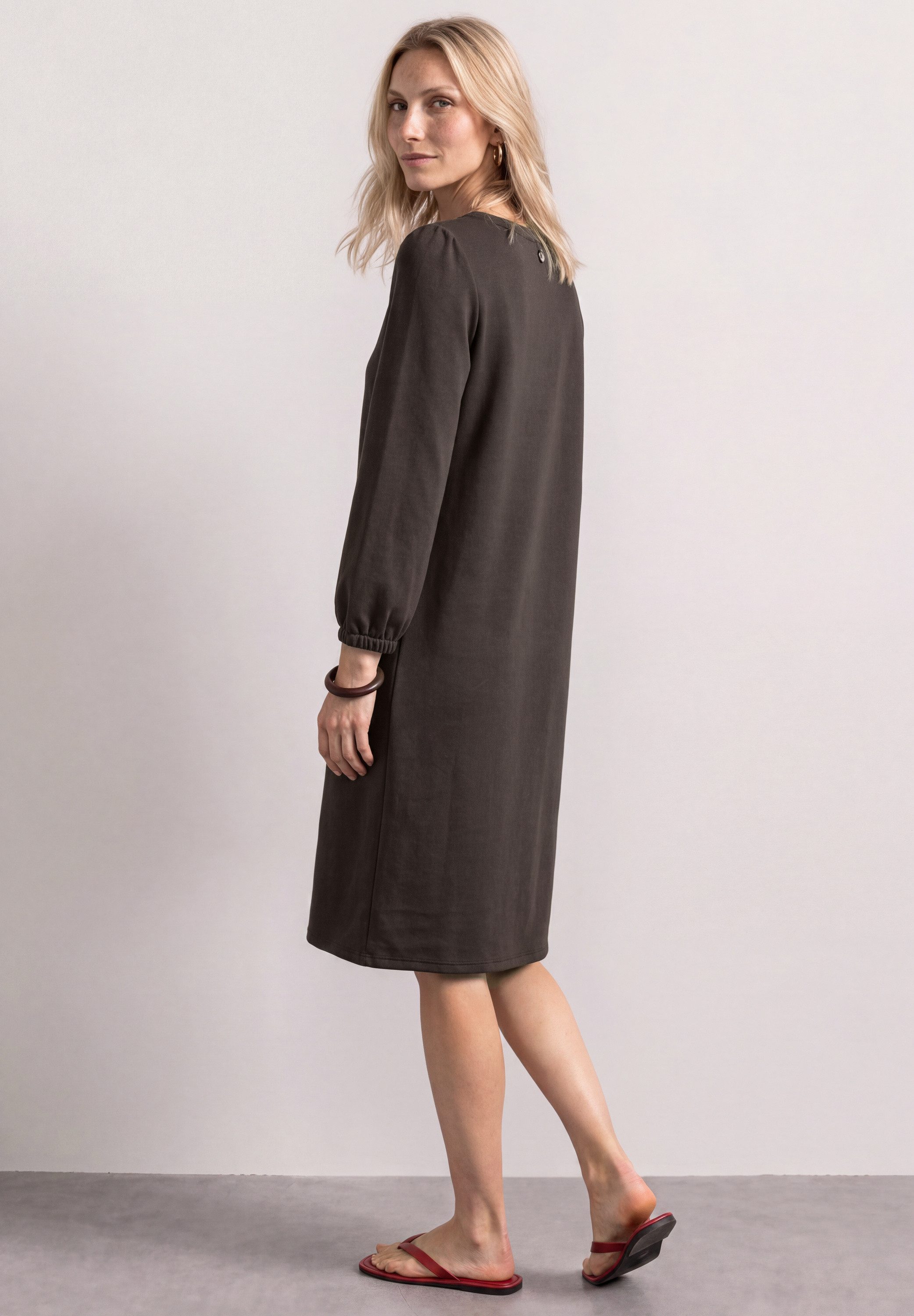 STREET ONE Sommerkleid in Unifarbe – Bild 2 von 5