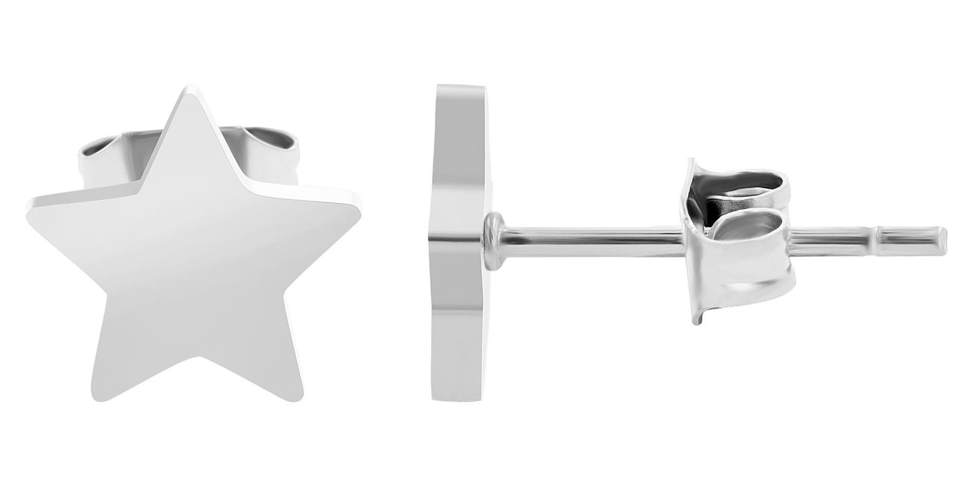 Paar Ohrhänger Ohrringe – Ohrstecker aus Edelstahl mit Strass Steinchen