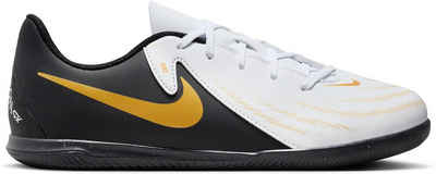 Nike JR PHANTOM GX II CLUB IC WHITE/BLACK-MTLC GOLD COIN Fußballschuh