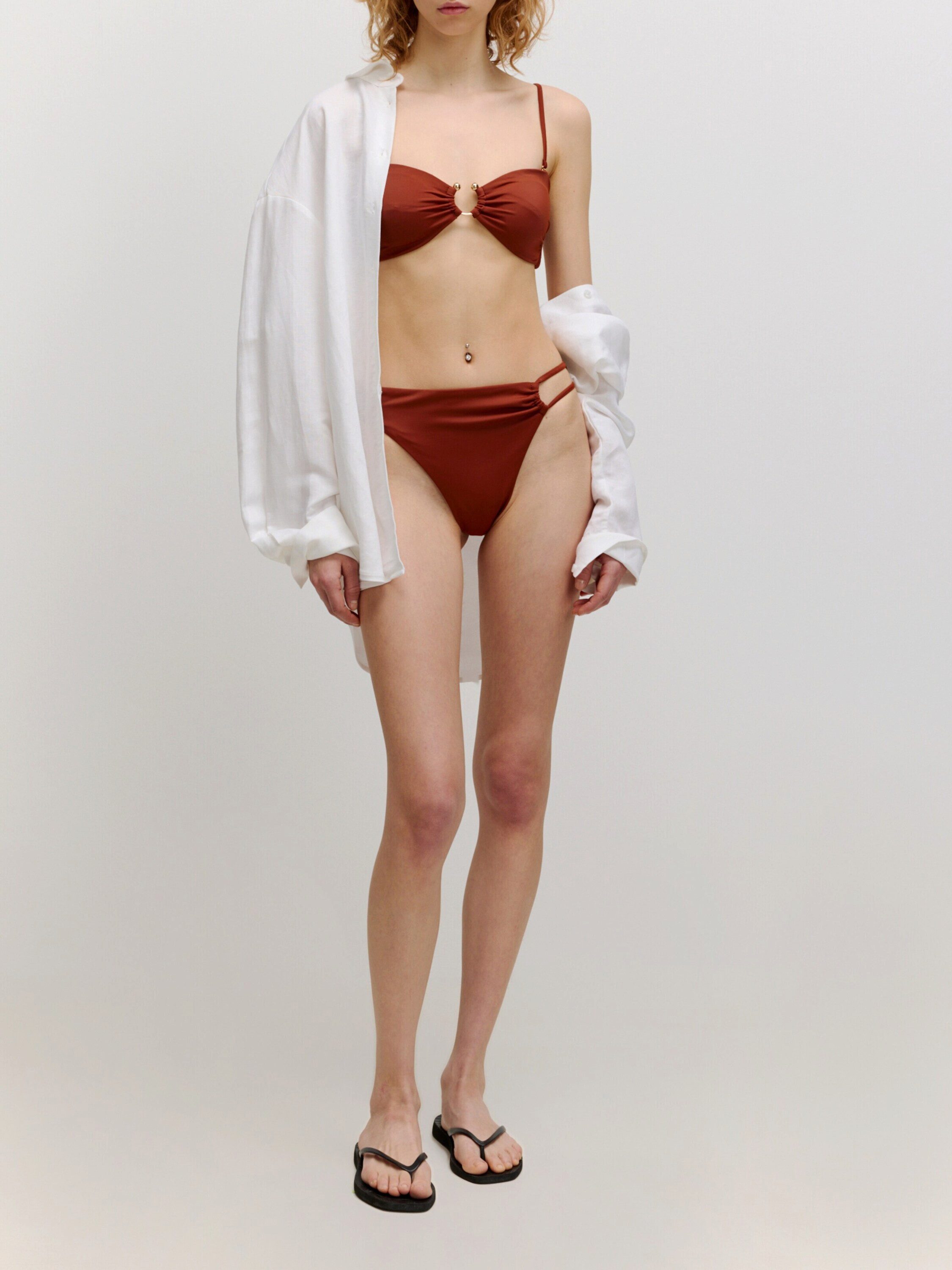 EDITED Bikini-Hose Charline (1-St) Drapiert/gerafft