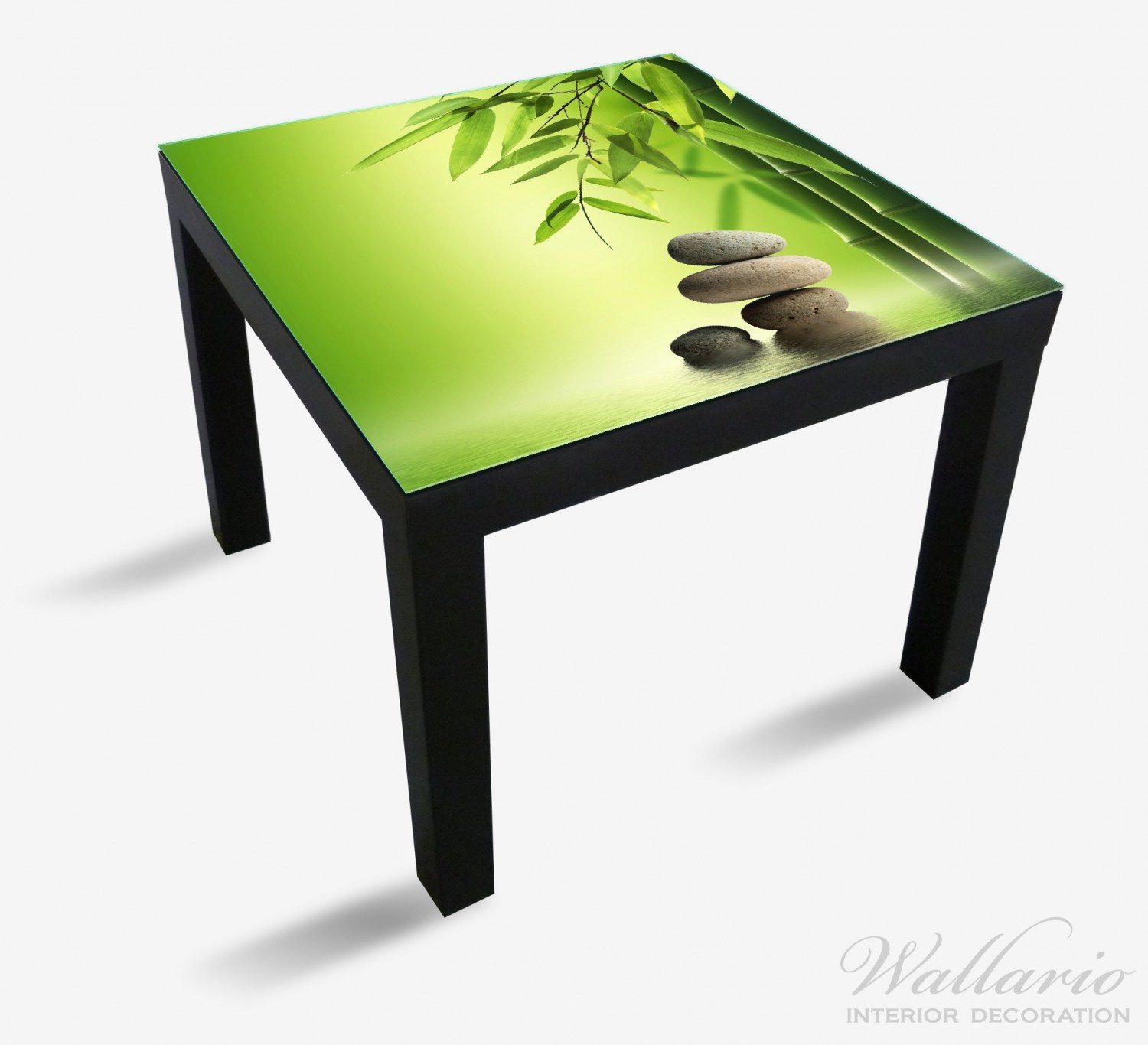 Tischplatte Ikea Steinstapel St), Lack Grünen Wallario im geeignet Tisch für (1