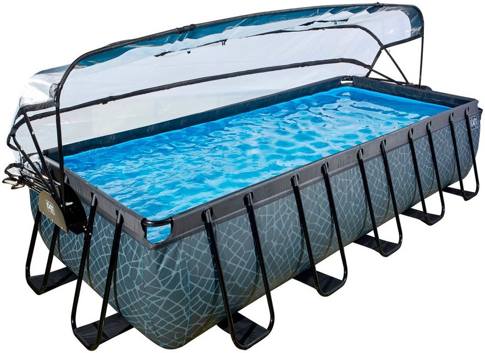 EXIT Framepool BxLxH: 250x540x100 cm, mit Sonnendach ... EXIT Framepool BxLxH: 250x540x100 cm, mit Sonnendach ...