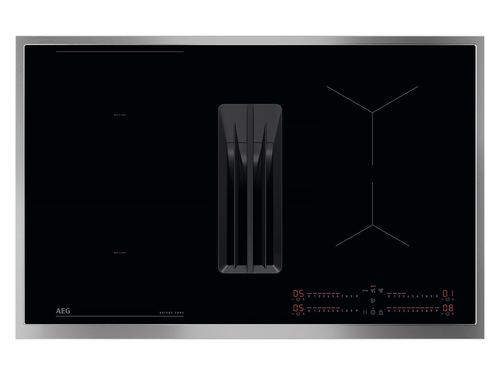 AEG Kochfeld mit Dunstabzug 949598225, Timer
