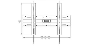 VCM TV VESA Wandhalterung Halter neigbar kippbar WN110 TV-Wandhalterung, (1-tlg)