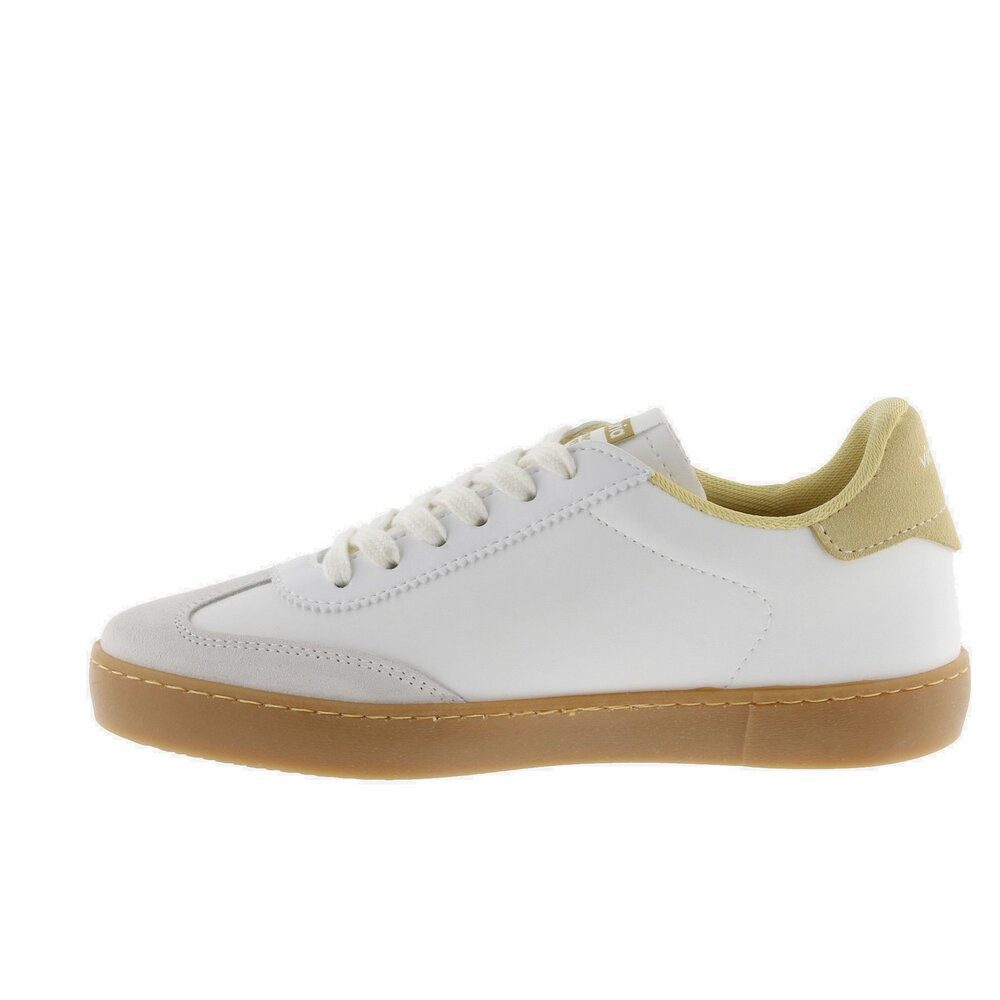 Victoria Victoria - BERLIN CICLISTA EFECTO PIEL & SERRAJE - Weiß Schnürschuh