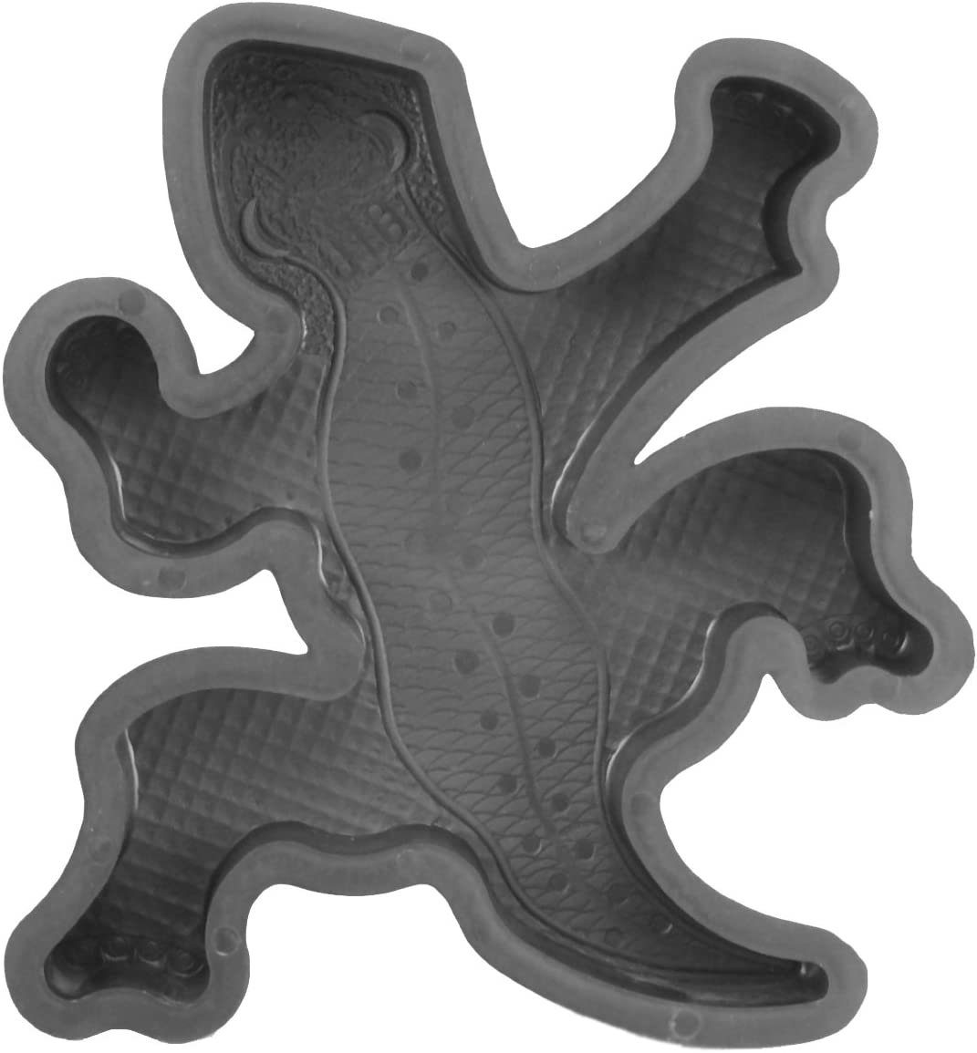 @tec Leichtbeton-Bauplatte Betonform Pflasterform Salamander, Betonform, Schalungsform, Gießform für Beton, Trittsteinplatte