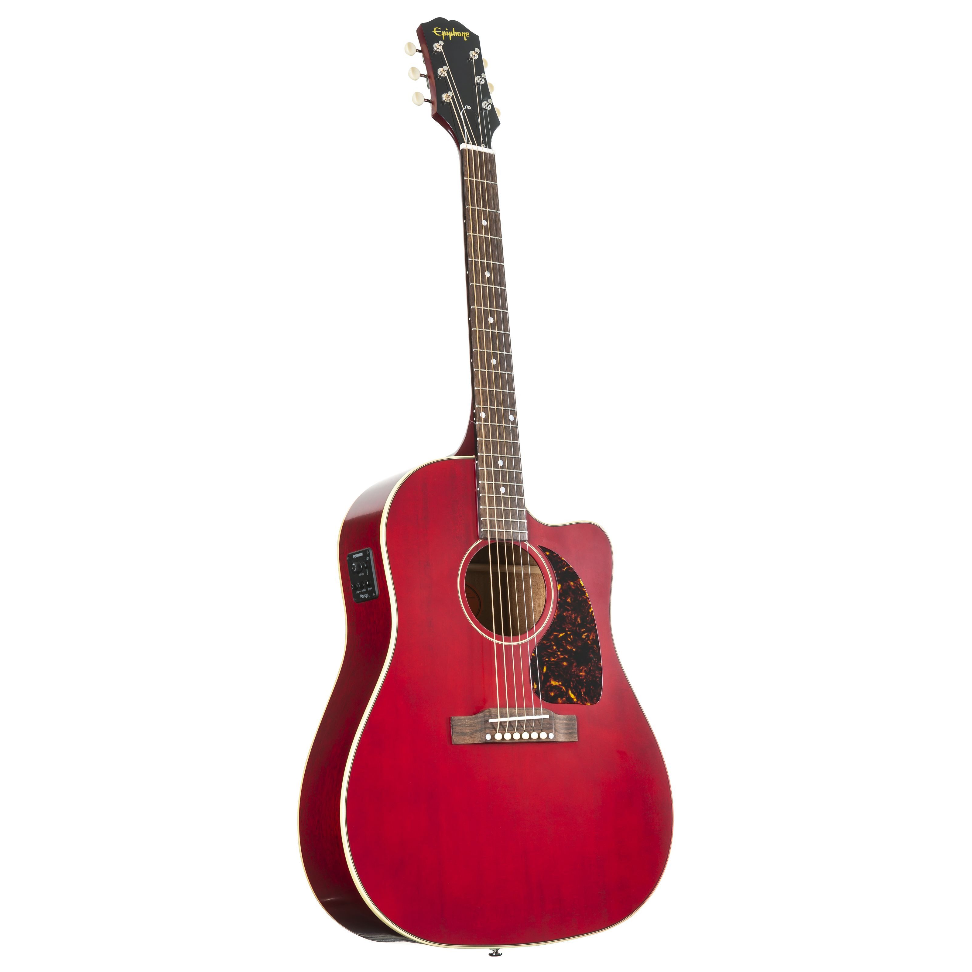Epiphone Westerngitarre, Акустичні гітари, Dreadnought Гітари, Inspired by Gibson J-45 EC Aged Wine Red - Westerngitarre