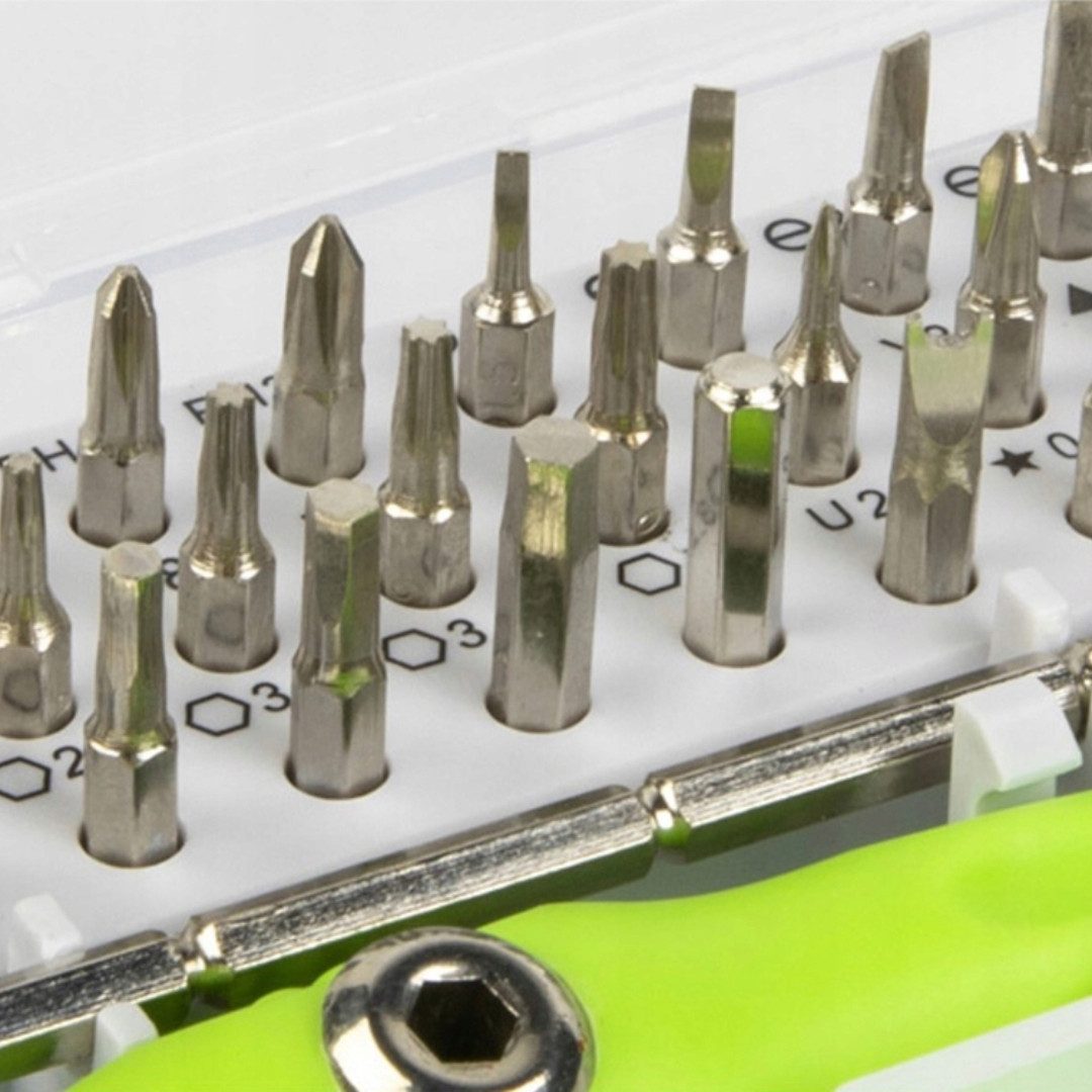 RACEL Schraubendreher Feinmechaniker Schraubendreher Set 32in1 Präzision Torx Werkzeug CrV, (1 St), Chrom-Vanadium-Stahl (CrV) – Bild 5 von 5