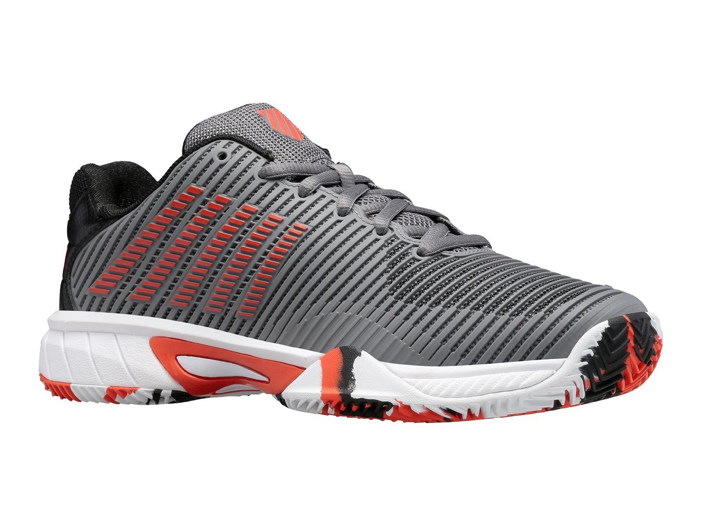 K-Swiss Performance Hypercourt Express 2 Clay/Sandplatz stahlgrau Kinder Tennisschuh