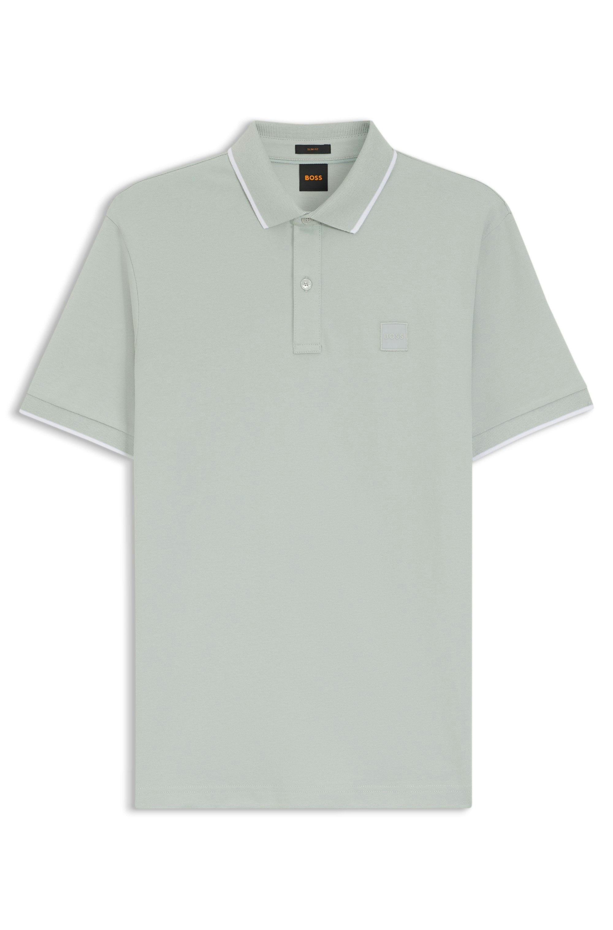 BOSS ORANGE Poloshirt Passertip mit BOSS Logo-Badge – Bild 4 von 5