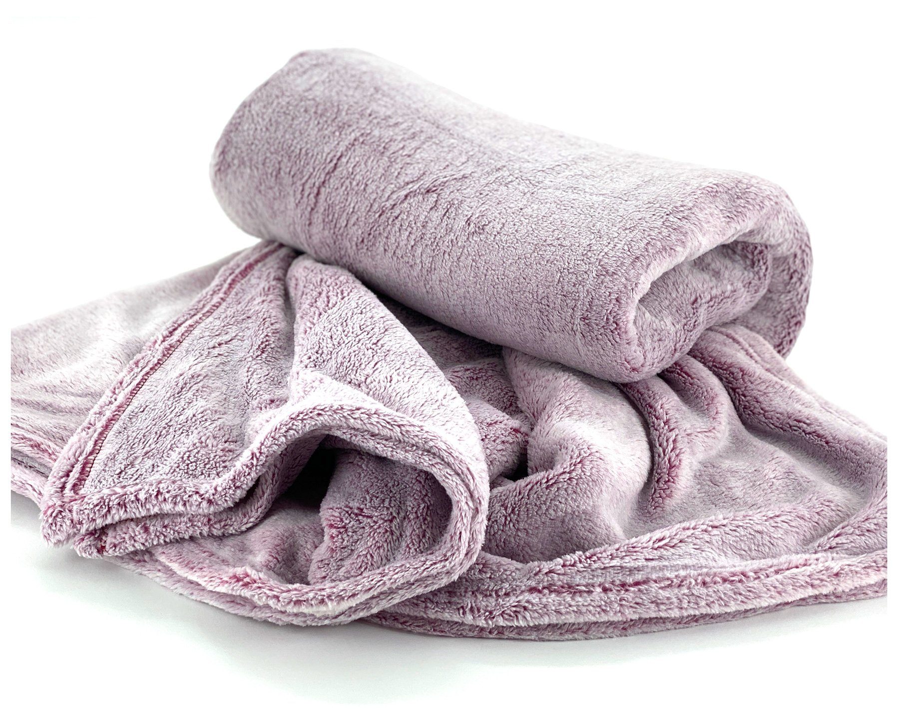Wohndecke Melange Kuscheldecke Super Soft Flanell günstig online kaufen
