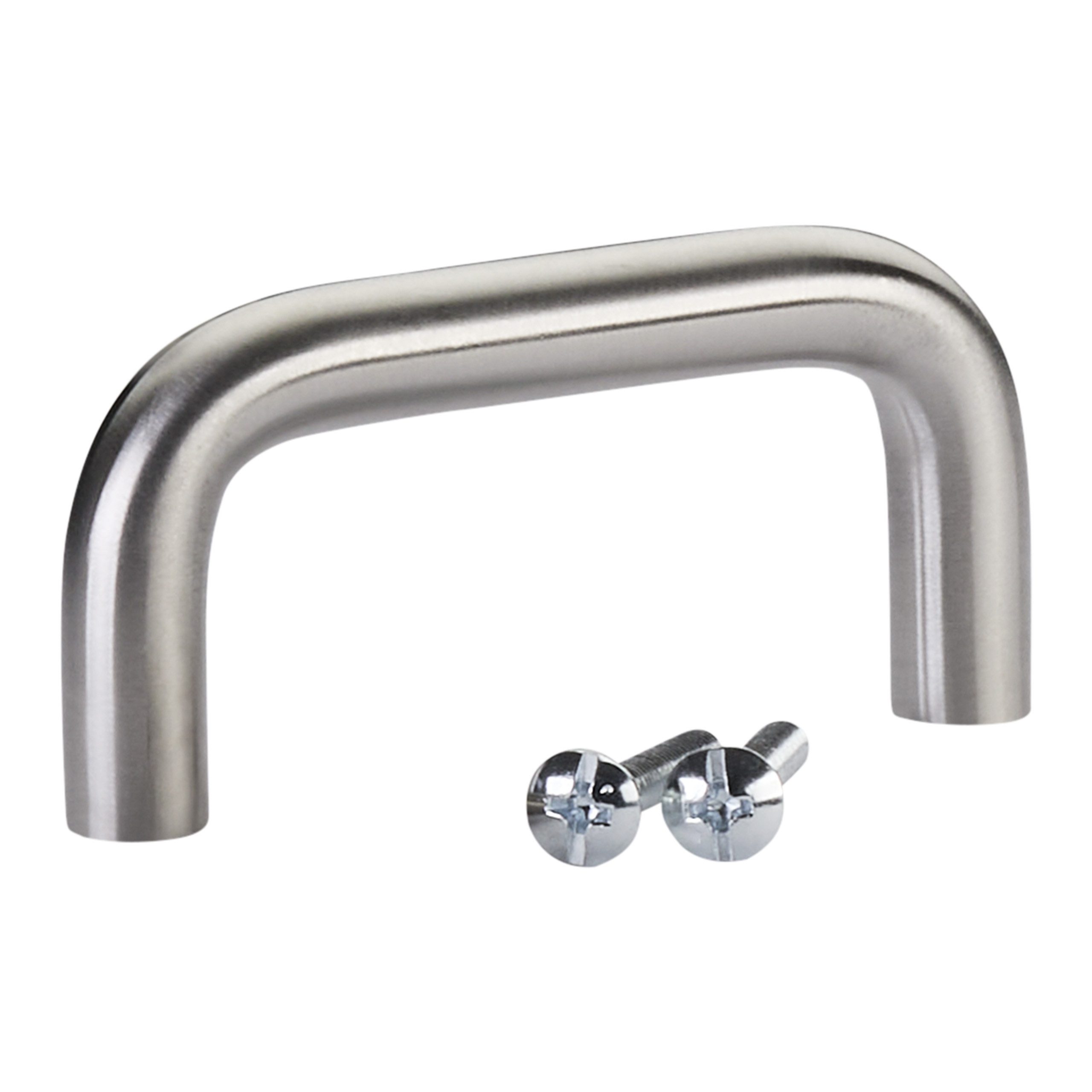 SO-TECH® Möbelgriff Bügelgriff BG03e echt Edelstahl BA 64 - 320 mm, Lochabstand 64 mm - inkl. Schrauben