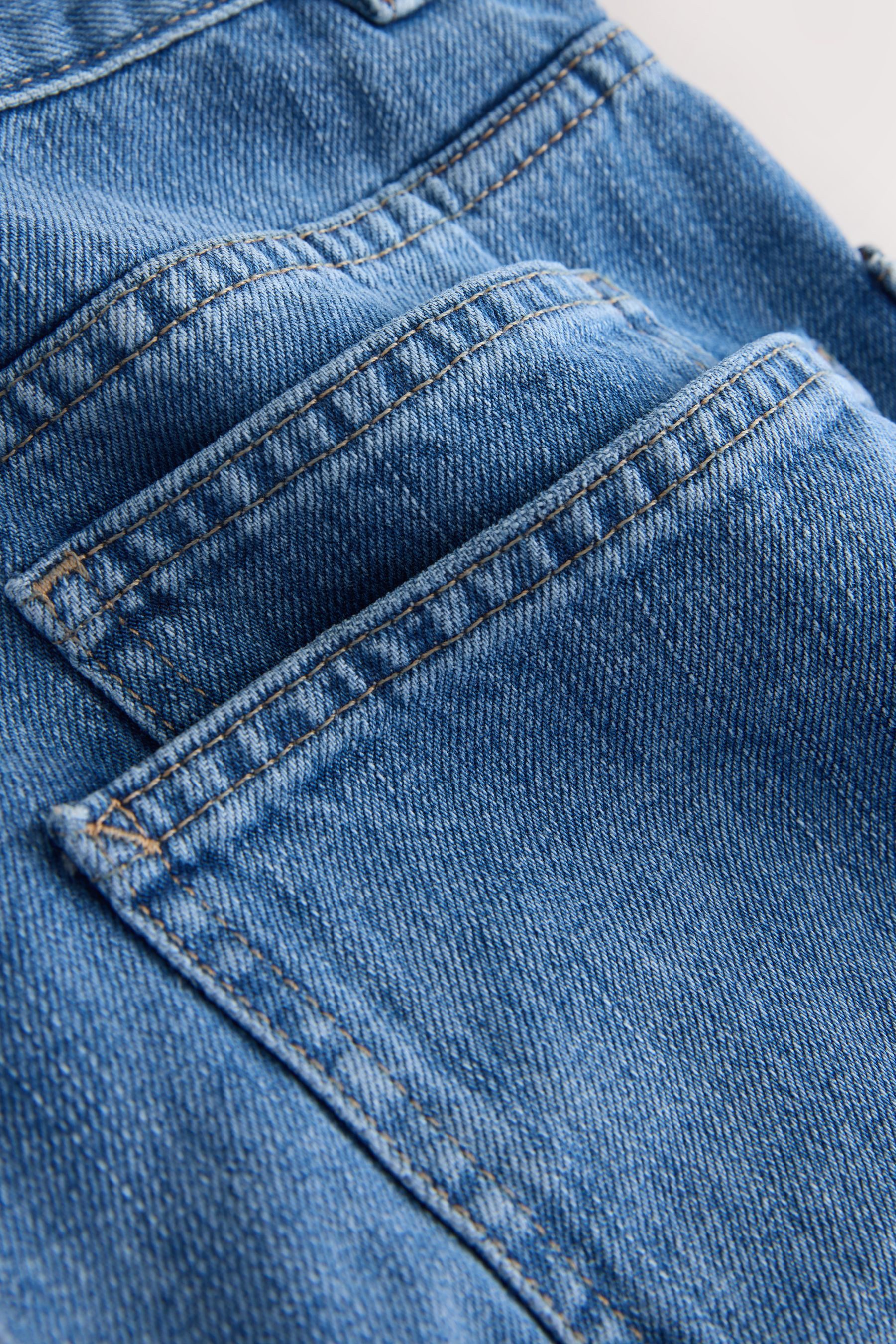 Next Weite Jeans Barrel-Jeans mit zwei Taschen (1-tlg)