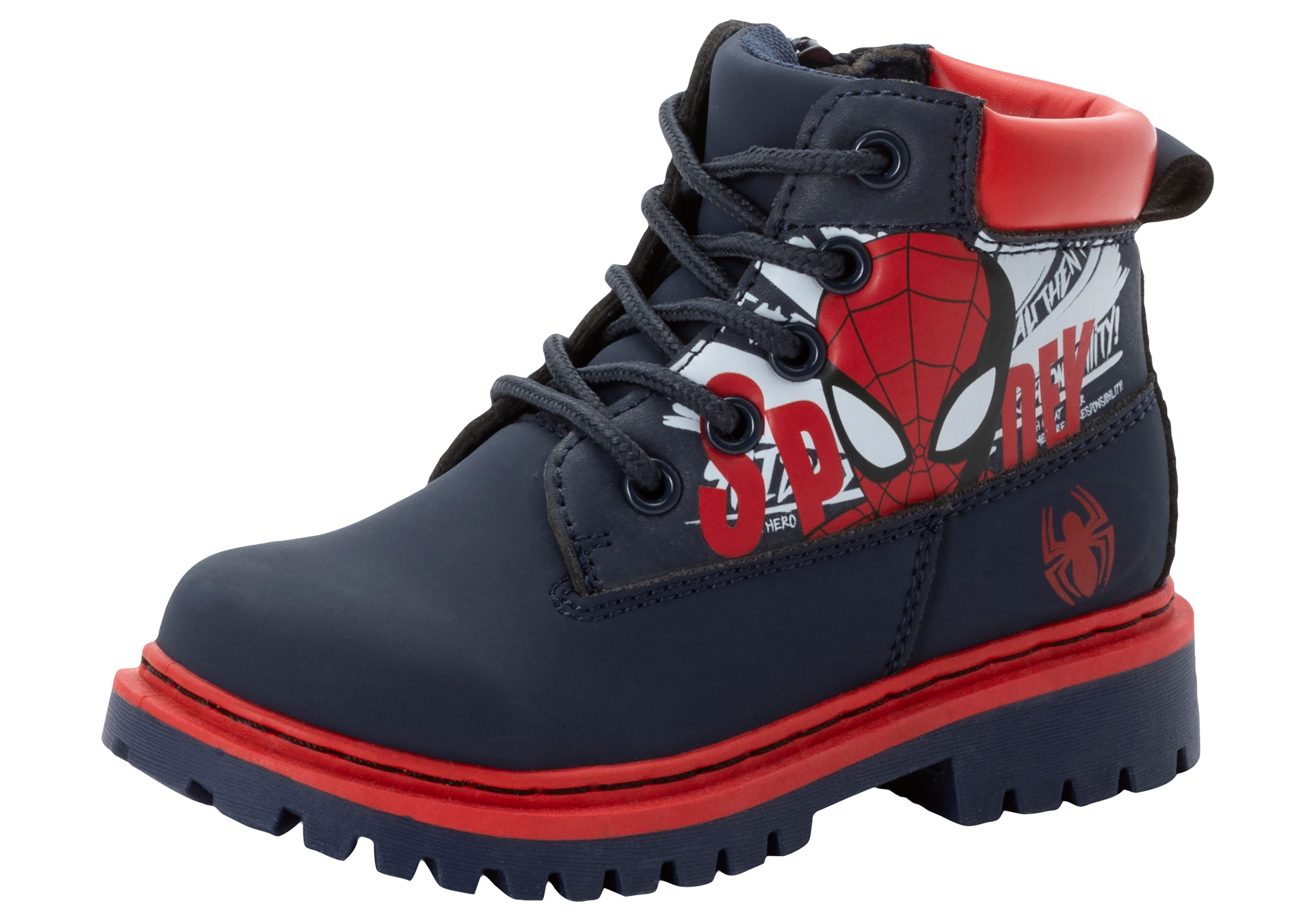 Disney Spiderman Schnürboots Winterstiefel, Schnürstiefel, Winterschuhe