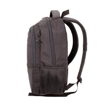 SHG Freizeitrucksack Schulrucksack Sportrucksack Laptoprucksack (schwarz), Cityrucksack Backpack Notebook_Rucksack 15,6"