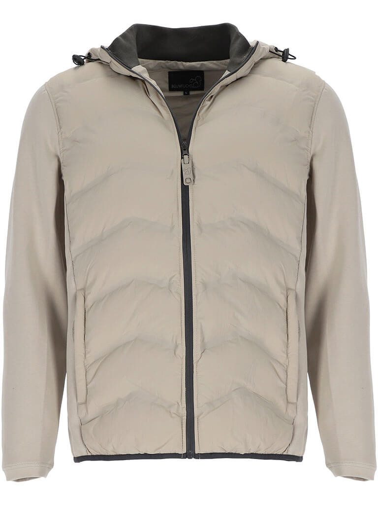 Baumfuchs Steppjacke 62247 Herren Hybridjacke mit verstellbarer Kapuze - Outdoor-Jacke Wattierung