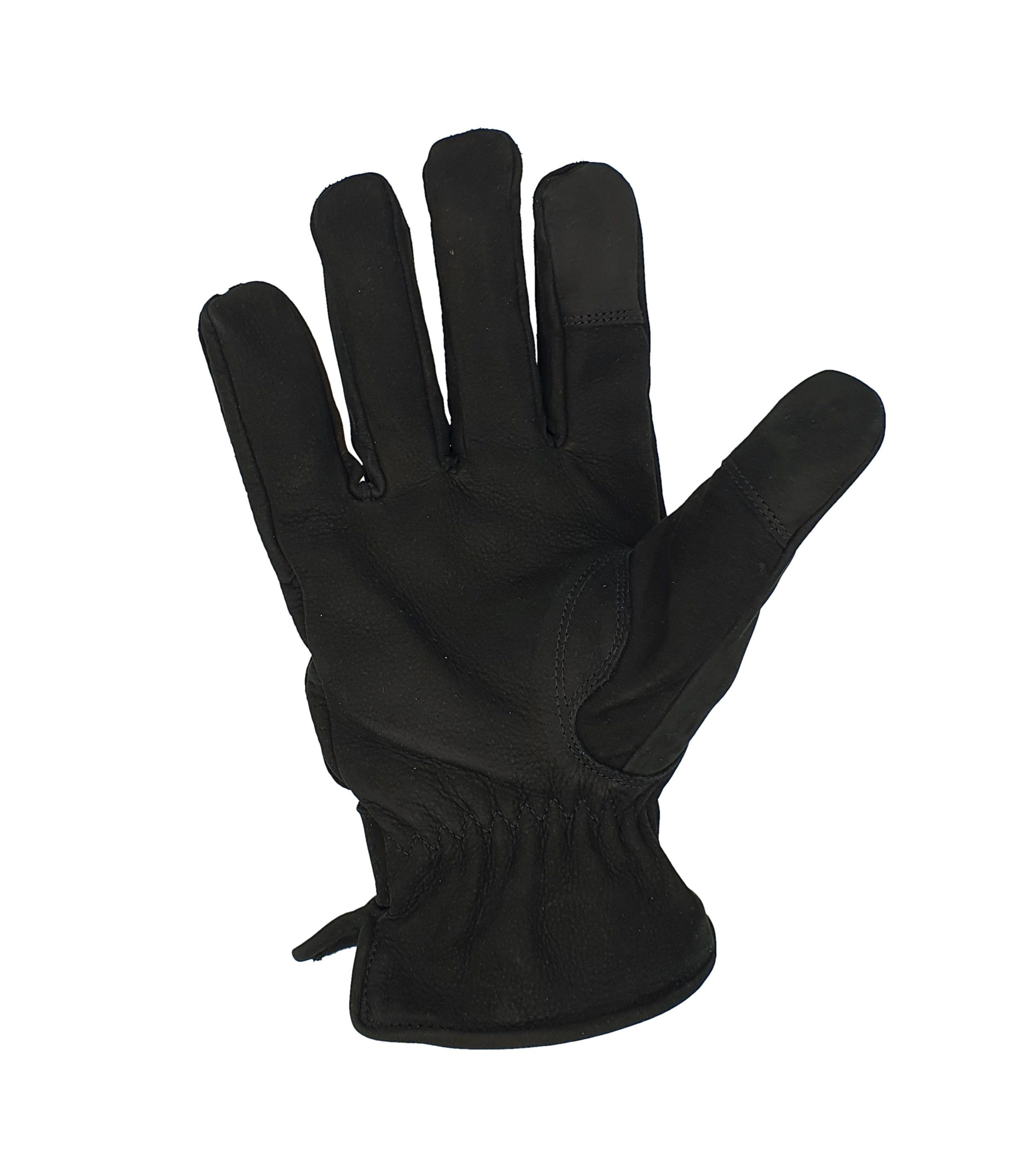 Glow Lederhandschuhe Winter-Lederhandschuhe für Herren aus 100% Nubuk-Leder