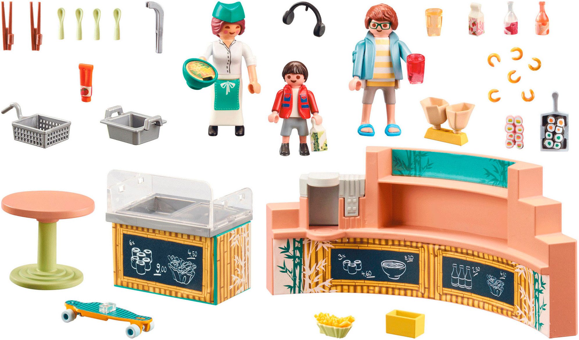 Playmobil® Food Lounge (71538), My Life Konstruktions-Spielset, (54 St), Ma günstig online kaufen