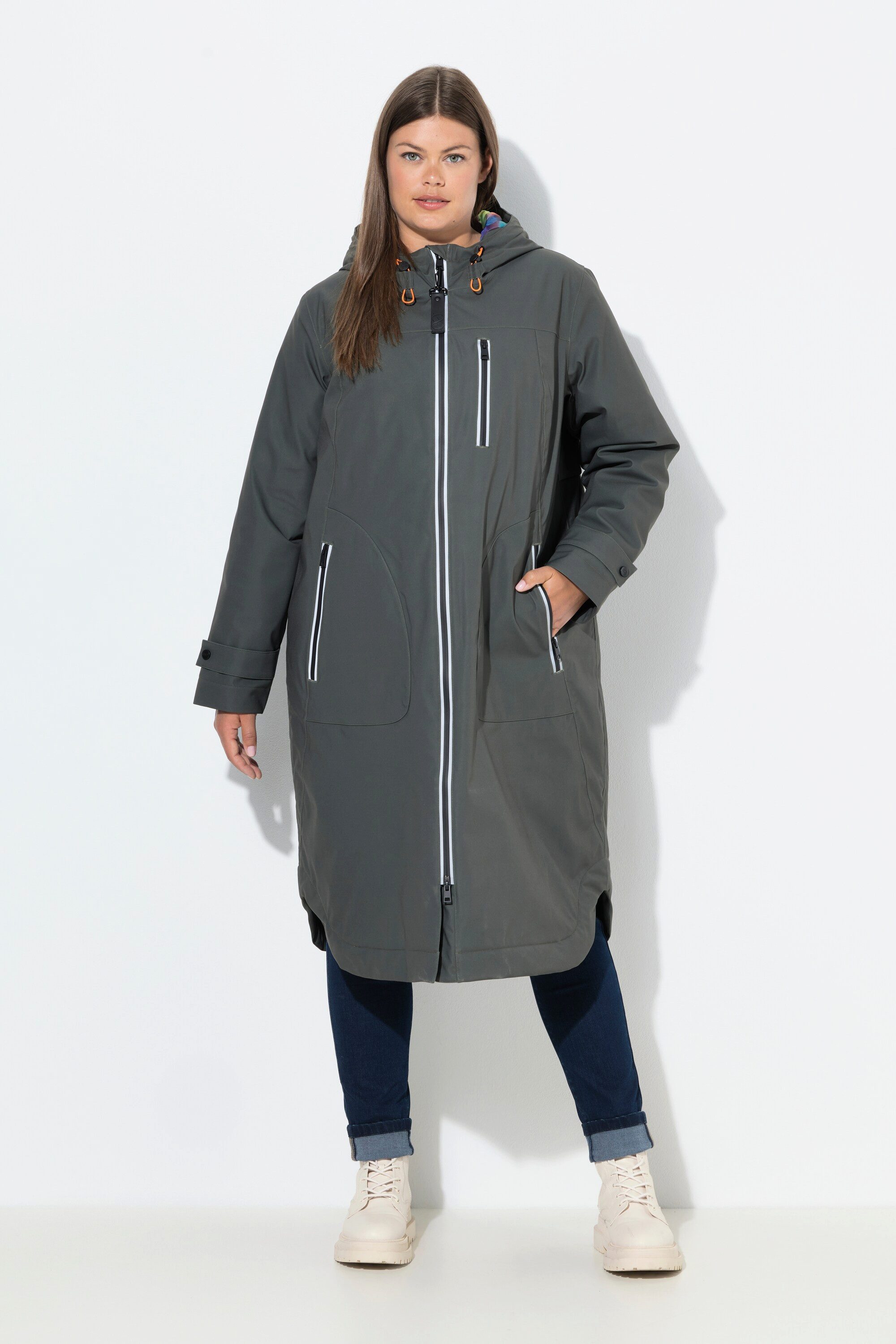 Laurasøn Wintermantel Funktionsmantel Kapuze Zipper günstig online kaufen